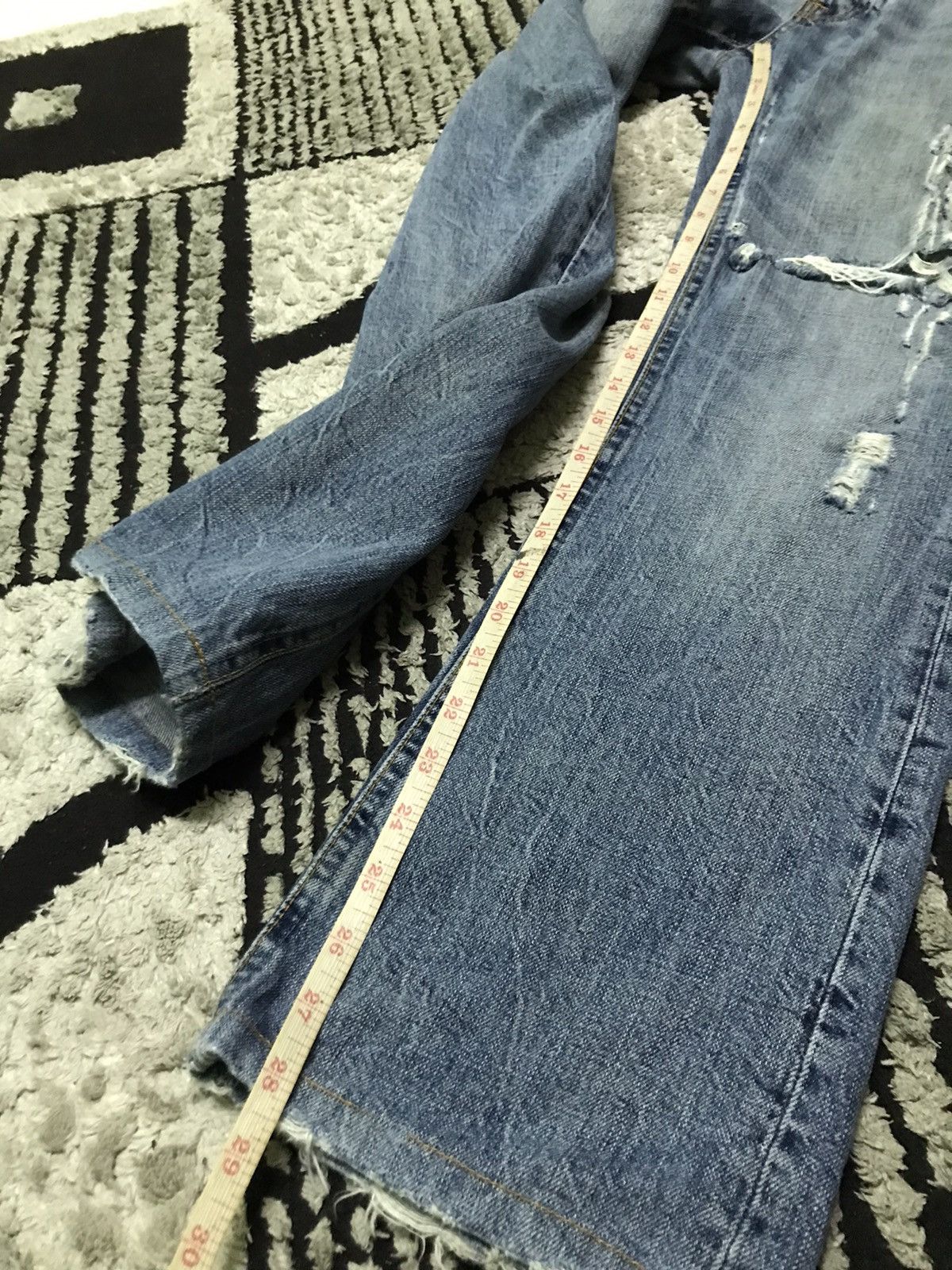 Nudie Jeans 29x28 Nudie blue denim jeans Size US 29 - 11 Thumbnail