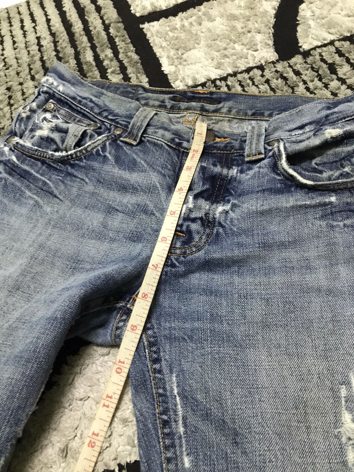 Nudie Jeans 29x28 Nudie blue denim jeans Size US 29 - 14 Thumbnail