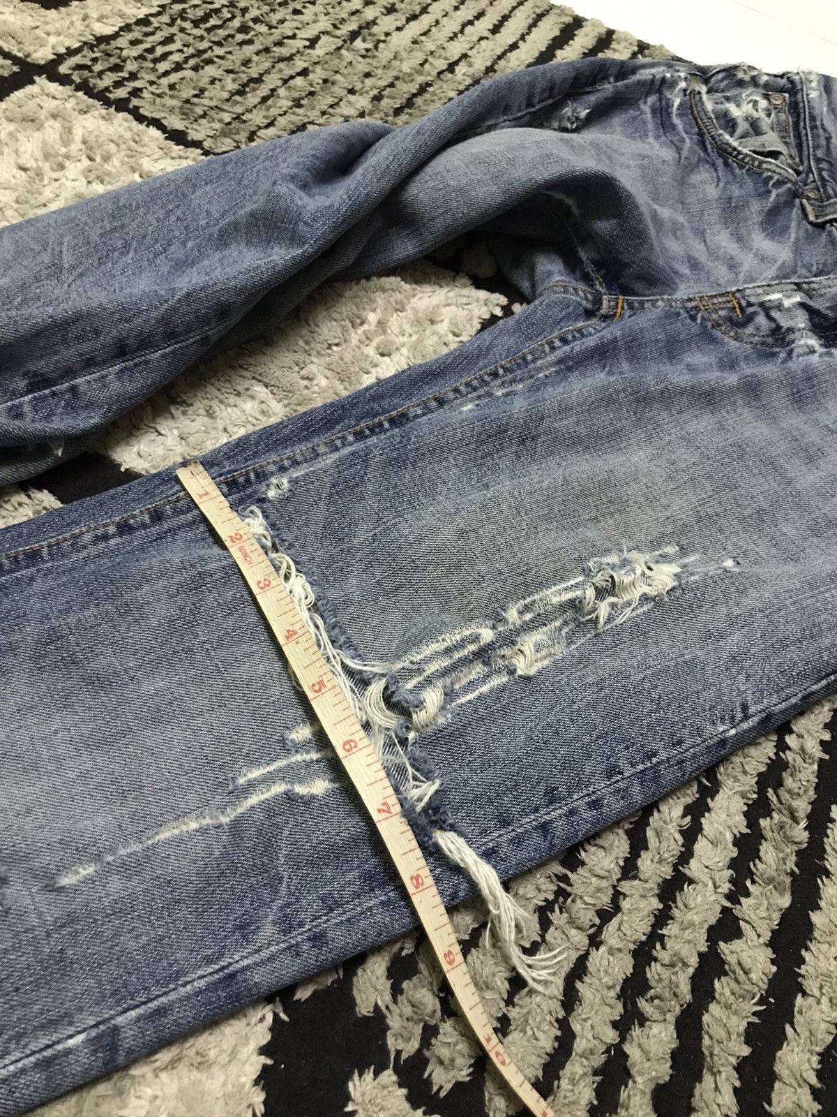 Nudie Jeans 29x28 Nudie blue denim jeans Size US 29 - 12 Thumbnail