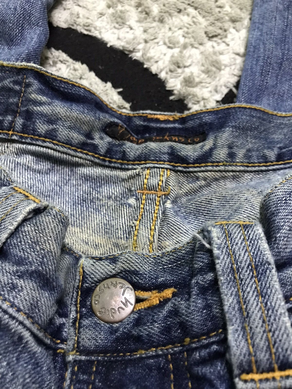 Nudie Jeans 29x28 Nudie blue denim jeans Size US 29 - 6 Thumbnail