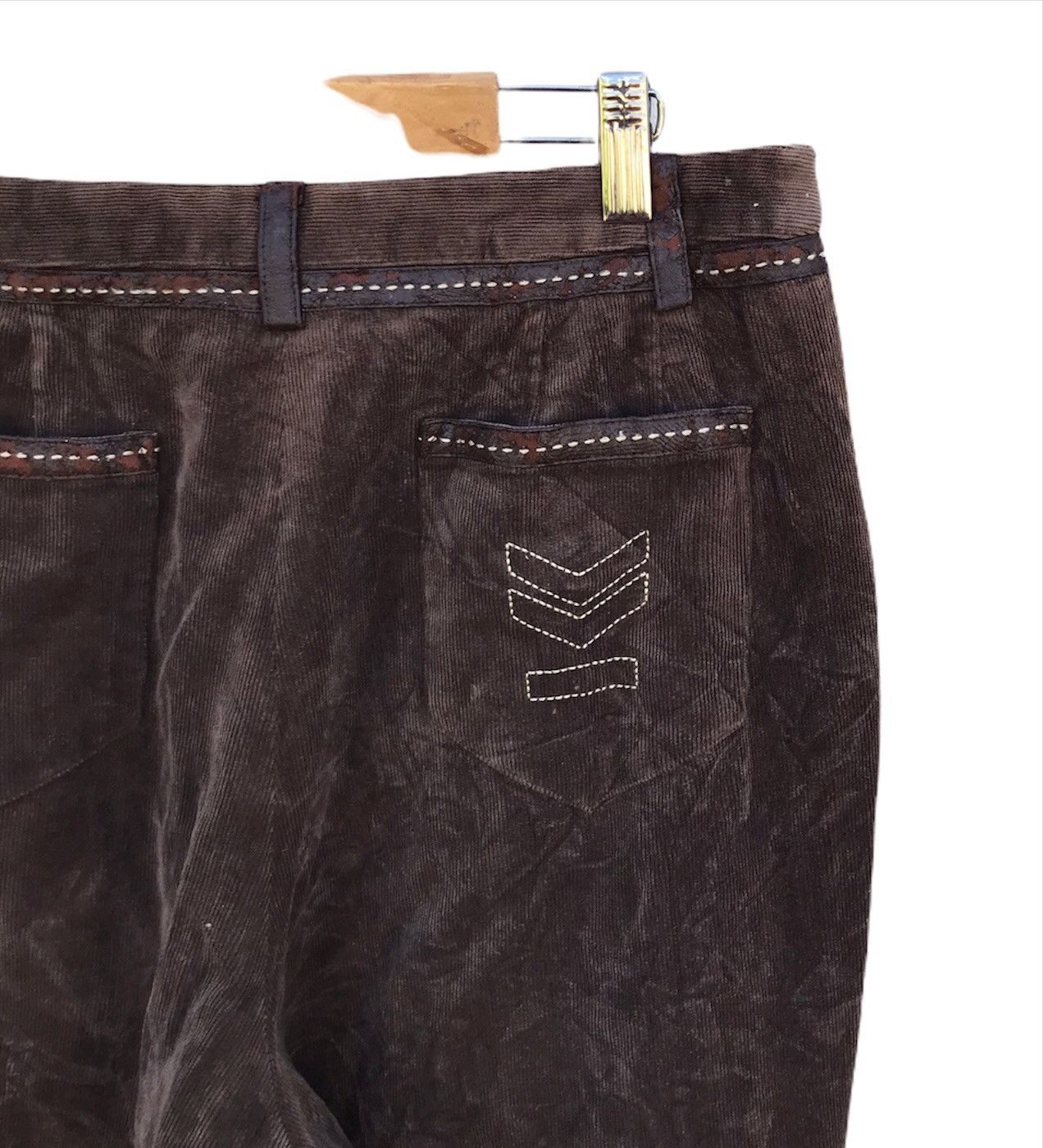 Jean Charles De Castelbajac 28x27 Castelbajac brown cudroy pants Size US 28 / EU 44 - 3 Thumbnail