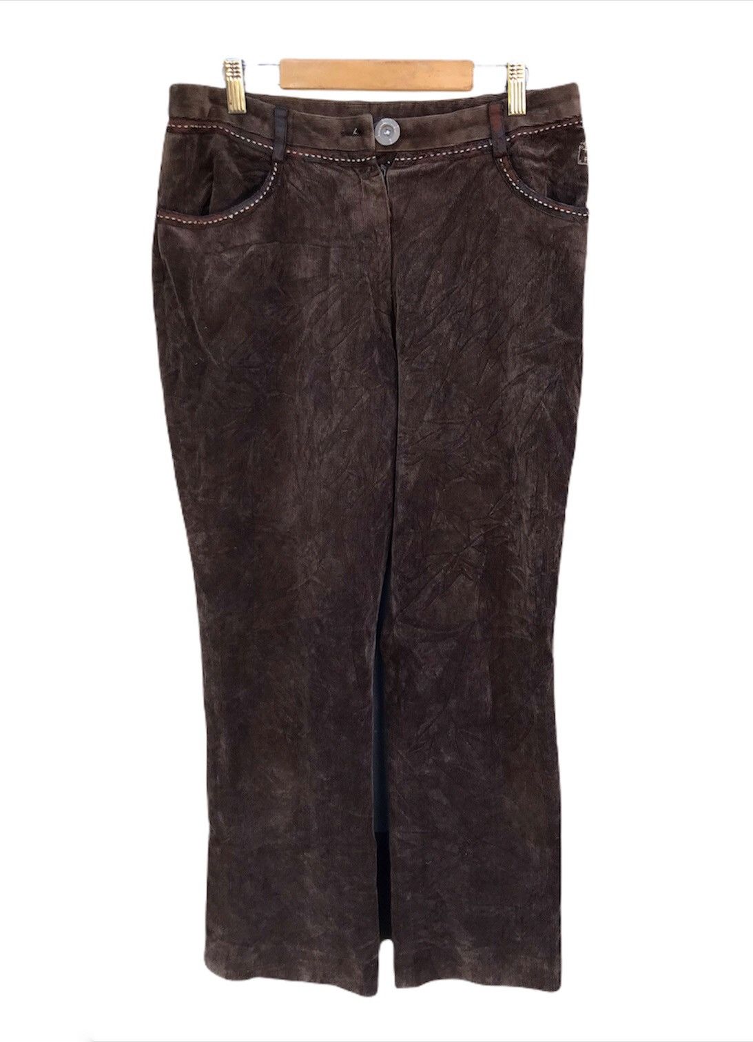 Jean Charles De Castelbajac 28x27 Castelbajac brown cudroy pants Size US 28 / EU 44 - 1 Thumbnail