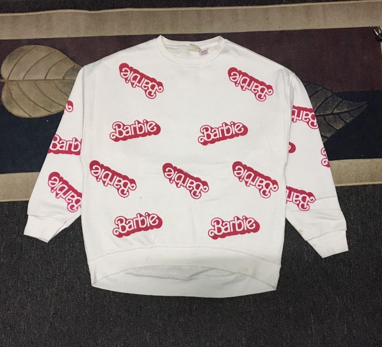 Zara ZARA x BARBIE Full Print Logo Sweatshirt Grailed