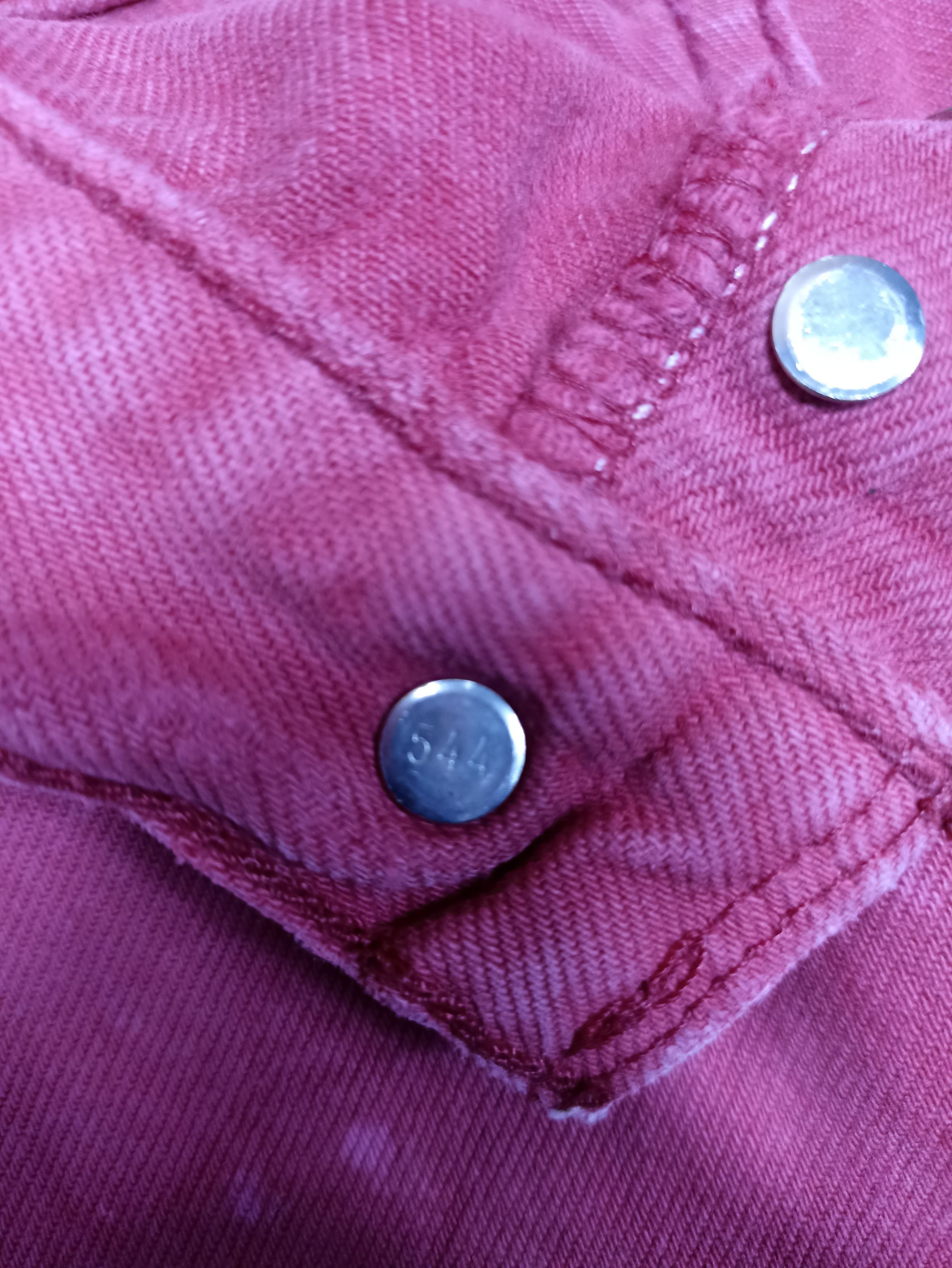 Jean × Levi's × Vintage Rare Vintage Levis 501 Made in USA Red Jeans-J159 Size 30" / US 8 / IT 44 - 4 Thumbnail