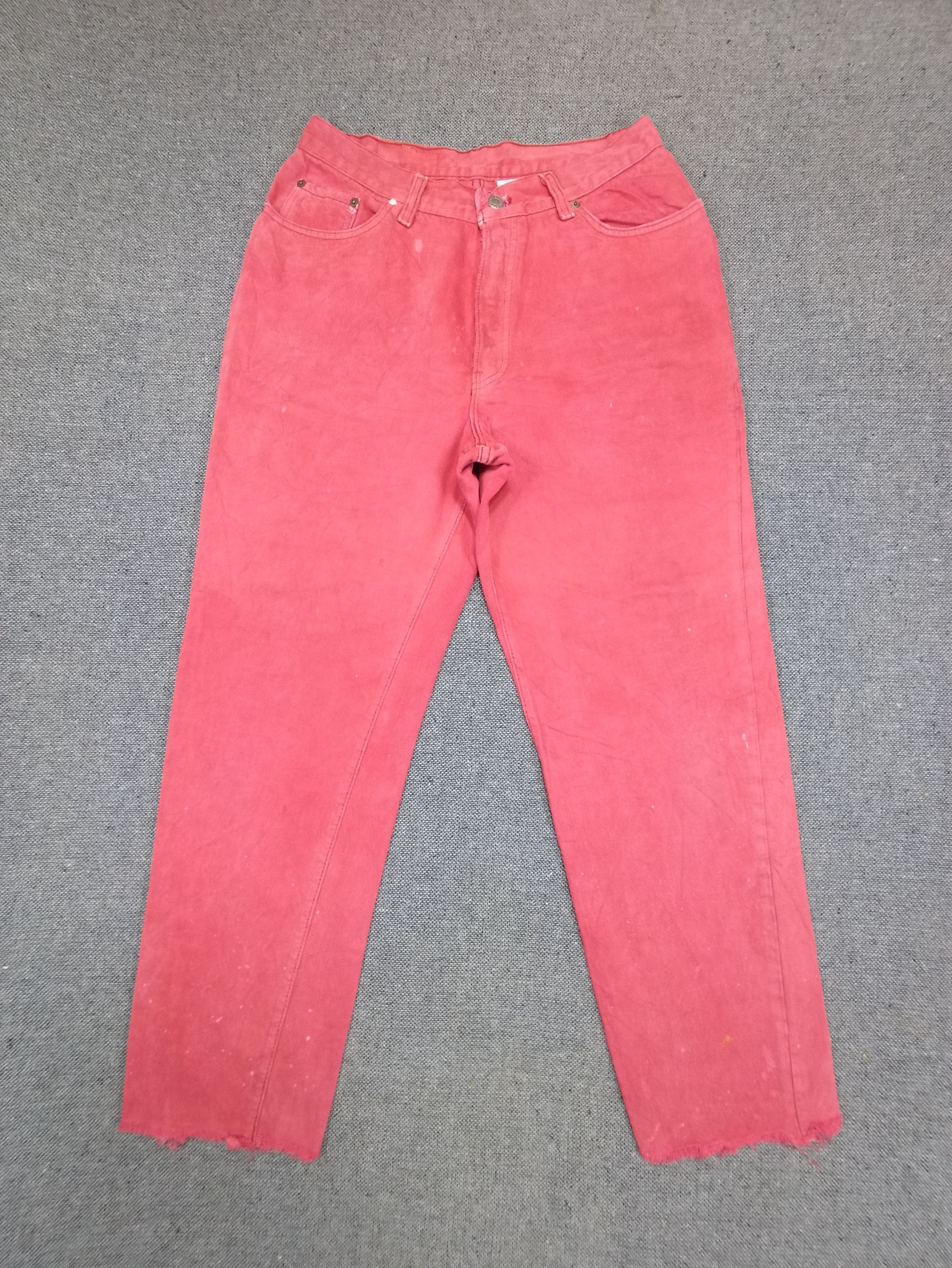 Jean × Levi's × Vintage Rare Vintage Levis 501 Made in USA Red Jeans-J159 Size 30" / US 8 / IT 44 - 1 Thumbnail
