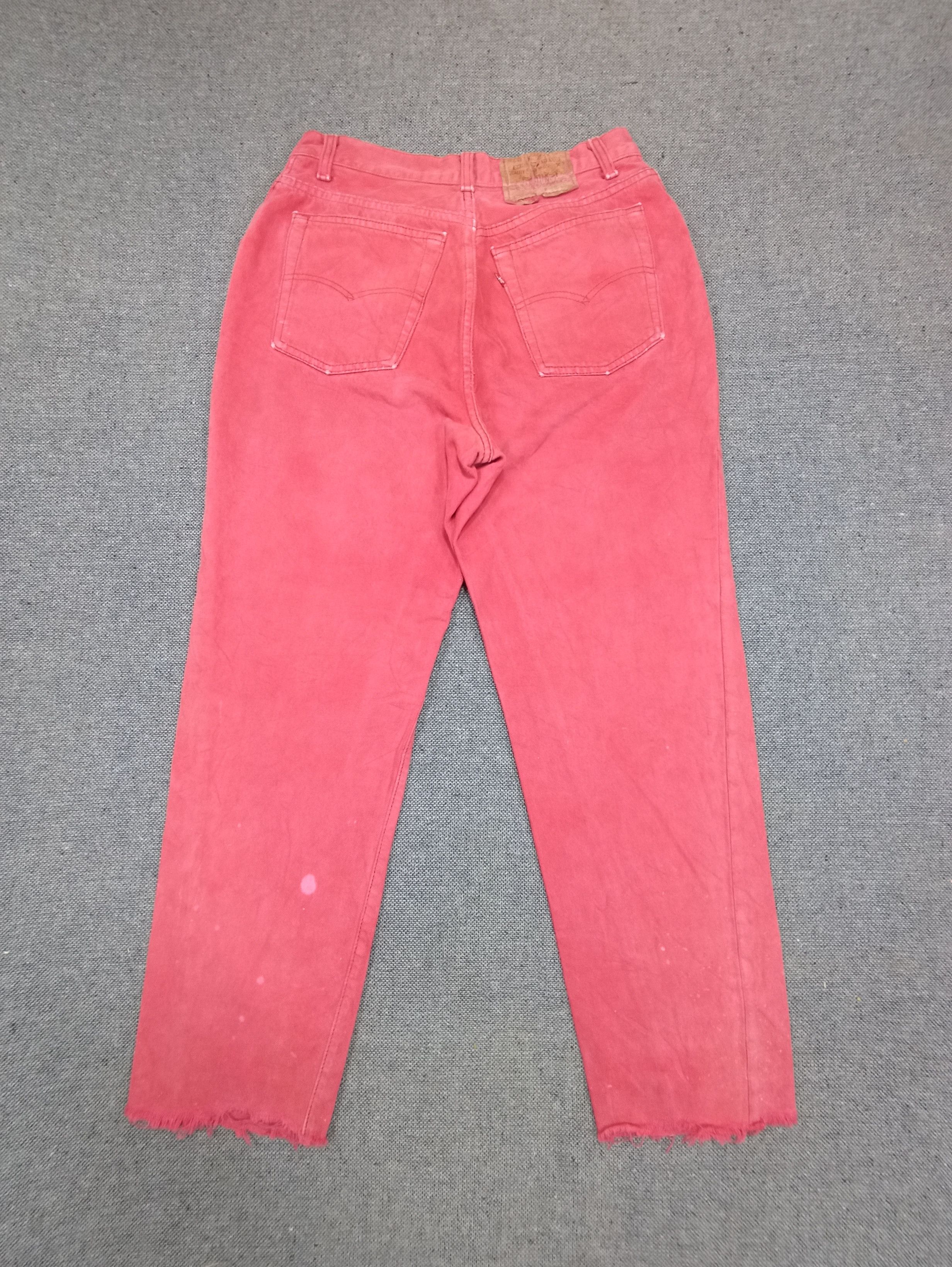 Jean × Levi's × Vintage Rare Vintage Levis 501 Made in USA Red Jeans-J159 Size 30" / US 8 / IT 44 - 2 Thumbnail