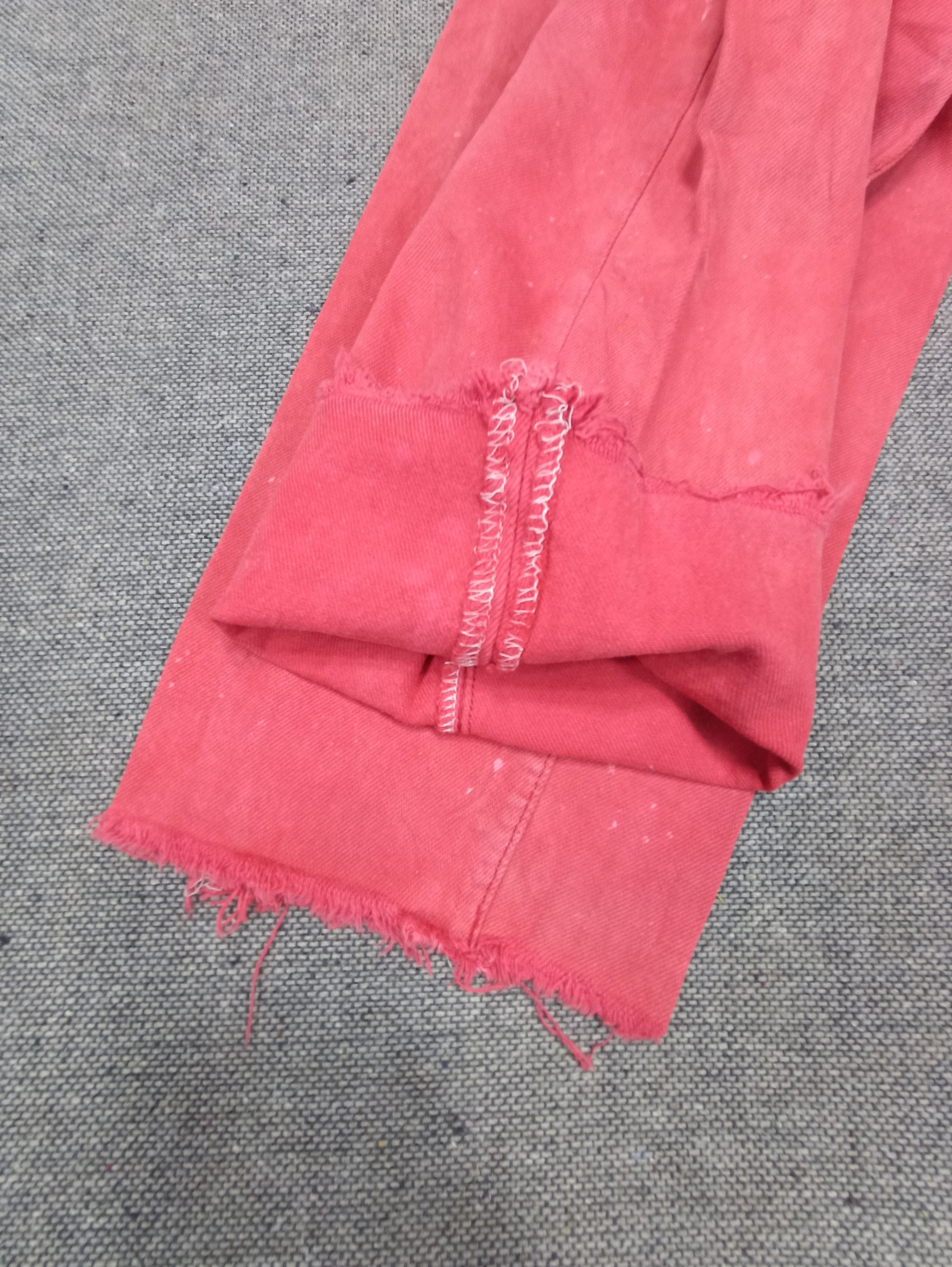Jean × Levi's × Vintage Rare Vintage Levis 501 Made in USA Red Jeans-J159 Size 30" / US 8 / IT 44 - 7 Thumbnail