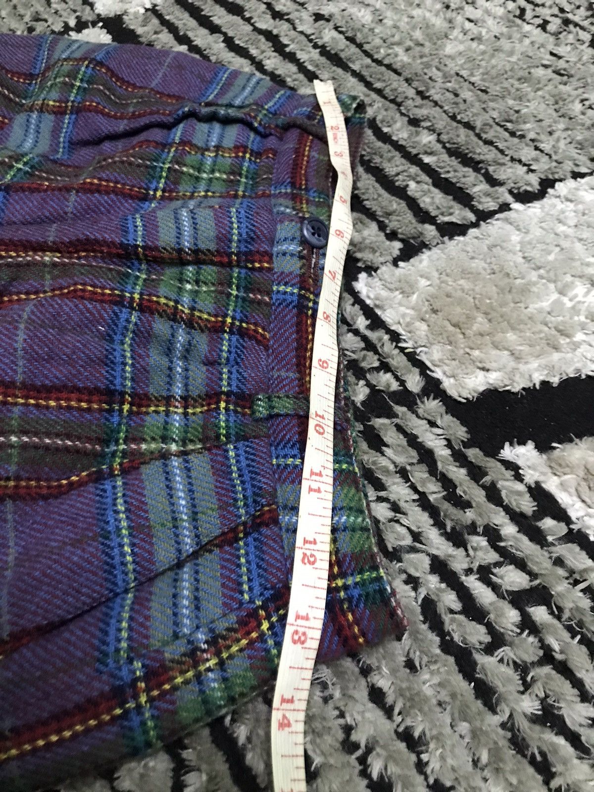 Vintage vintage tartan casual pants Size US 26 / EU 42 - 6 Thumbnail