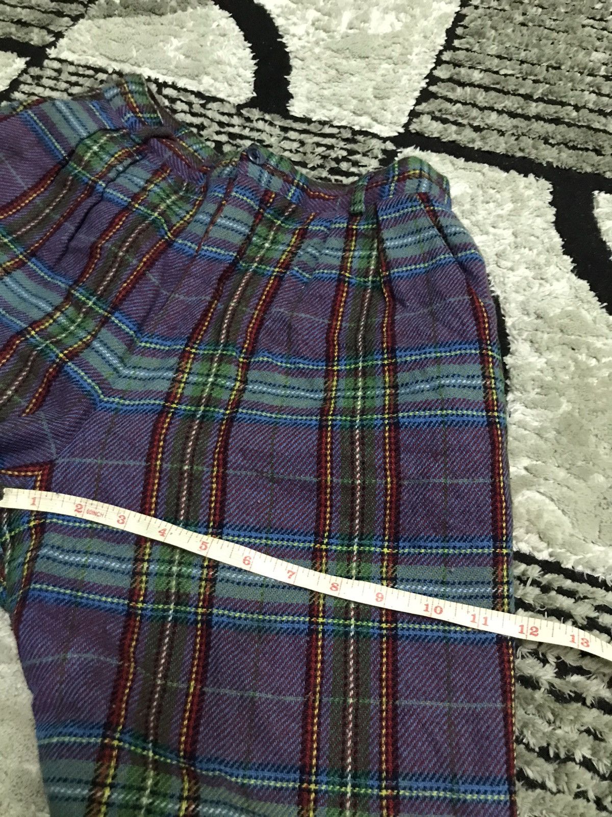 Vintage vintage tartan casual pants Size US 26 / EU 42 - 11 Thumbnail