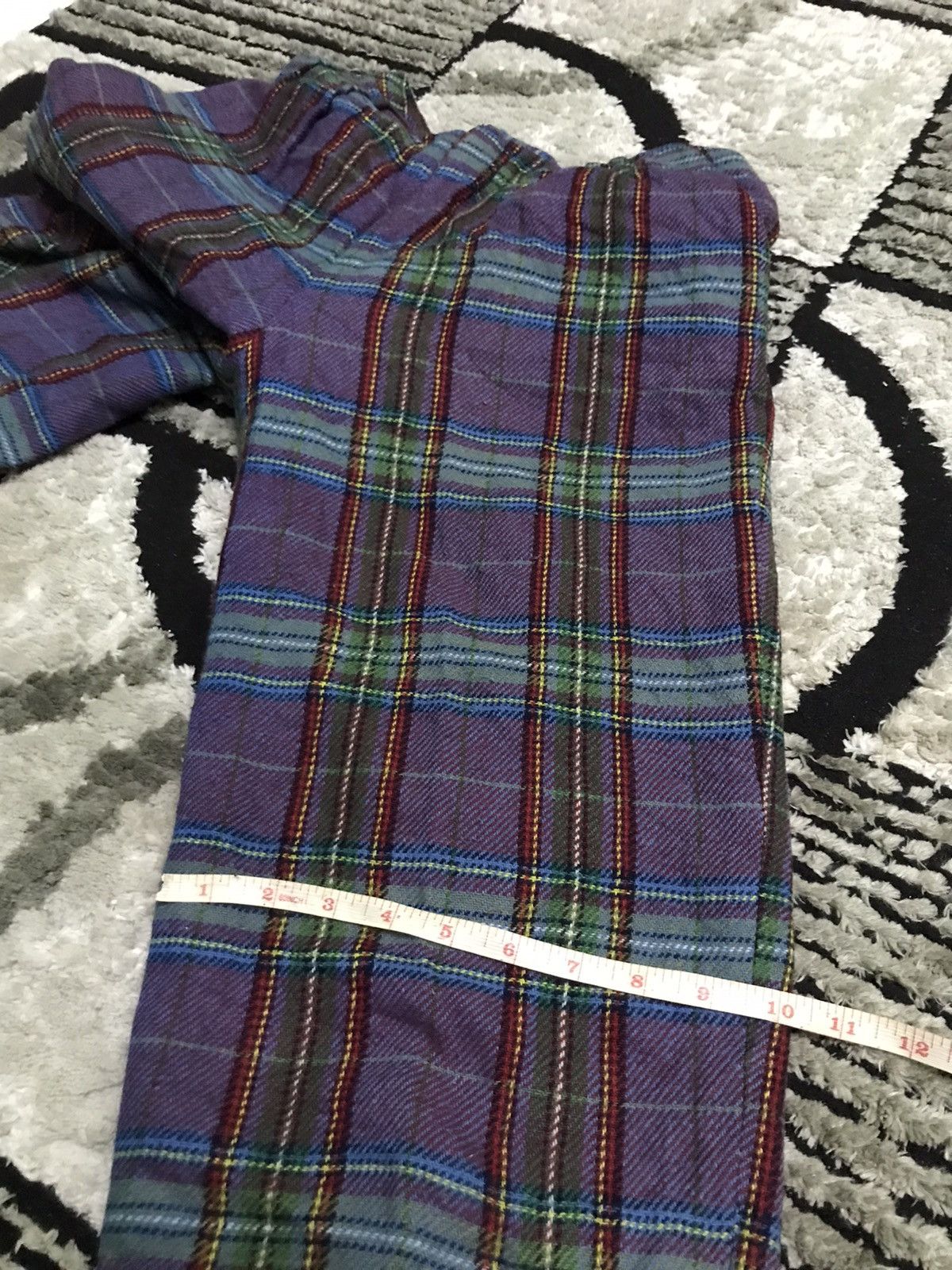Vintage vintage tartan casual pants Size US 26 / EU 42 - 12 Thumbnail