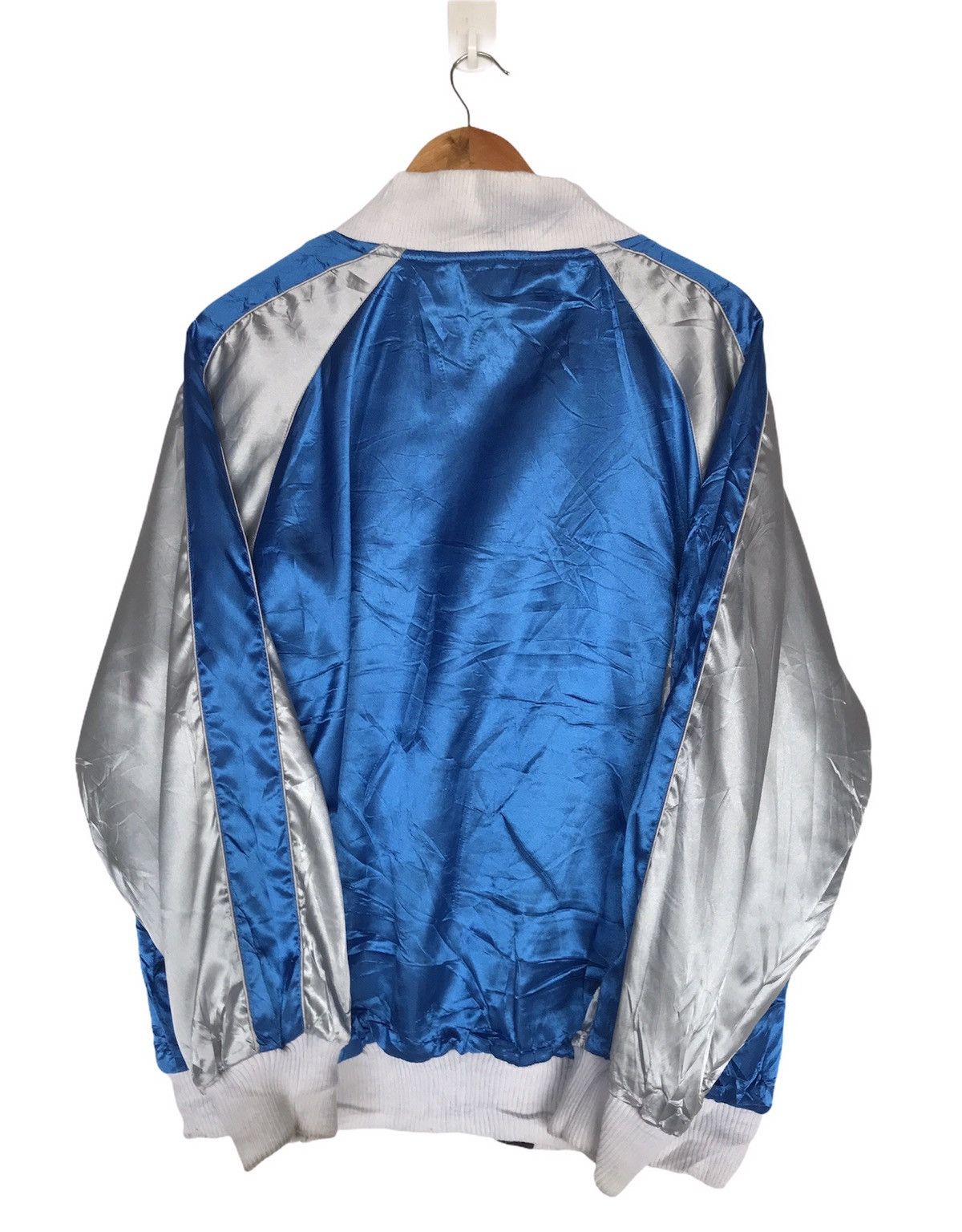 Pepsi Vintage Pepsi Varsity Jacket Satin Reversible Jacket Size US L / EU 52-54 / 3 - 3 Thumbnail