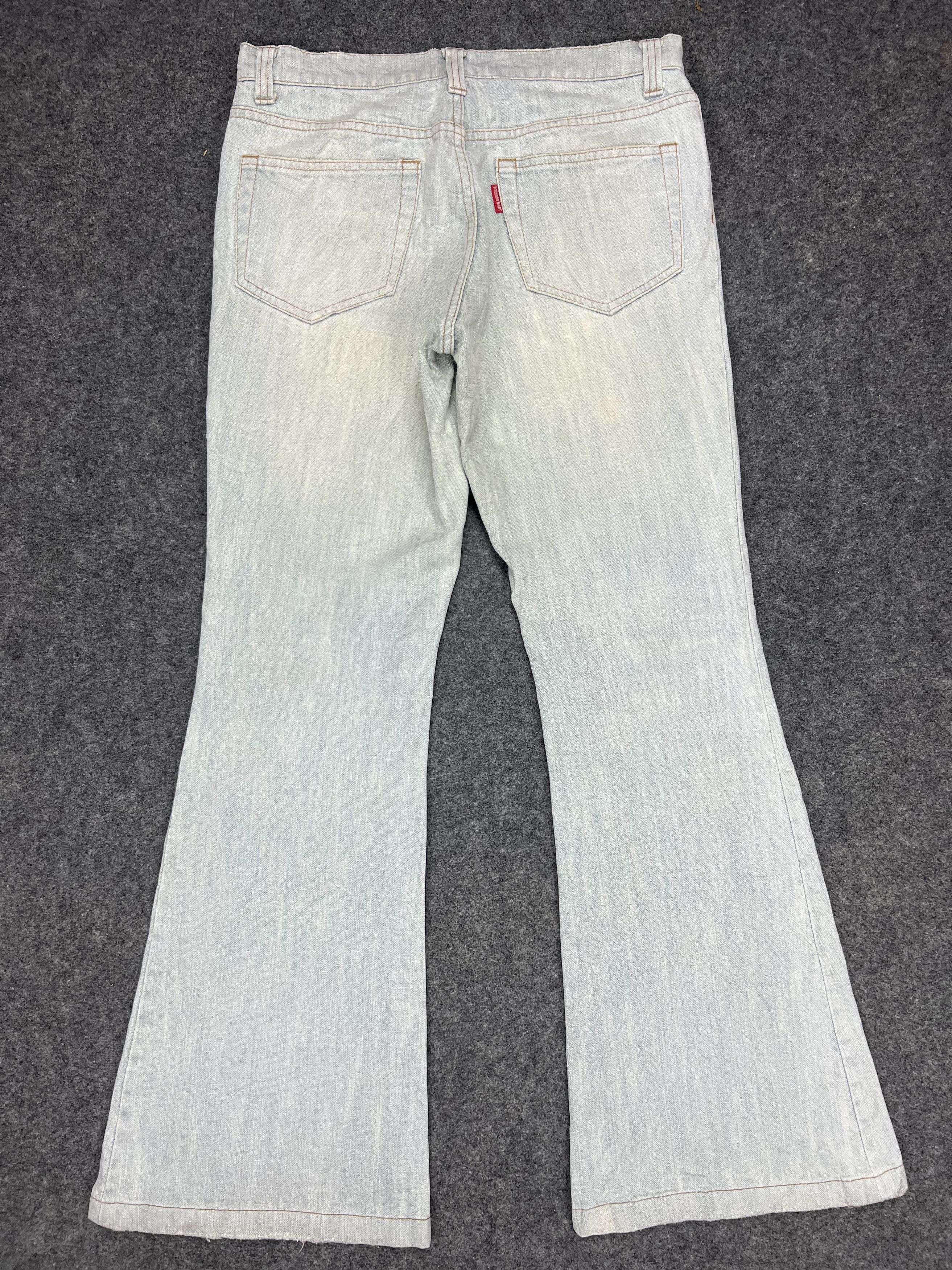 If Six Was Nine × Tornado Mart Distressed Tornado Mart Japan Flare jeans Size 32" / US 10 / IT 46 - 2 Thumbnail