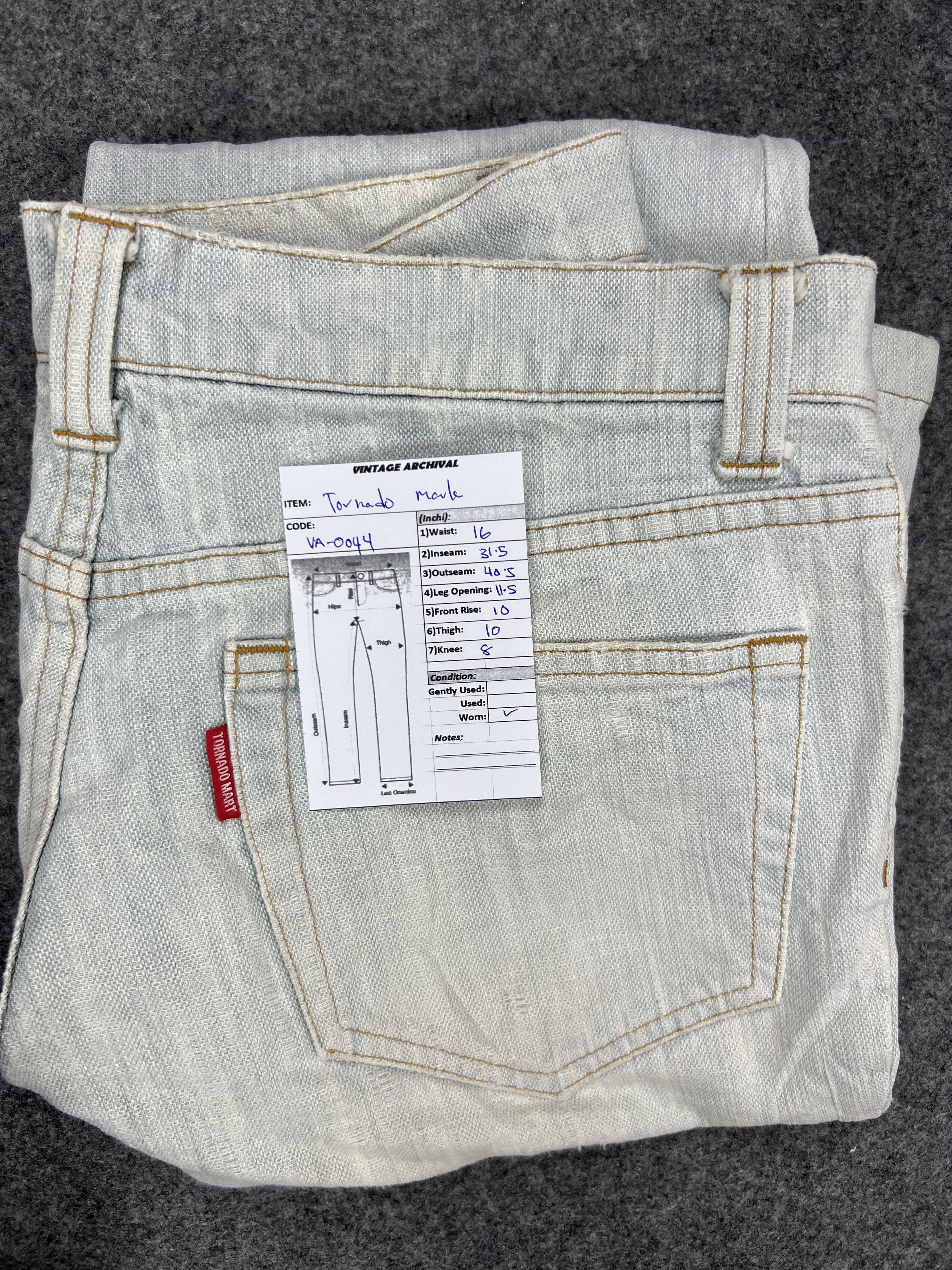 If Six Was Nine × Tornado Mart Distressed Tornado Mart Japan Flare jeans Size 32" / US 10 / IT 46 - 11 Thumbnail