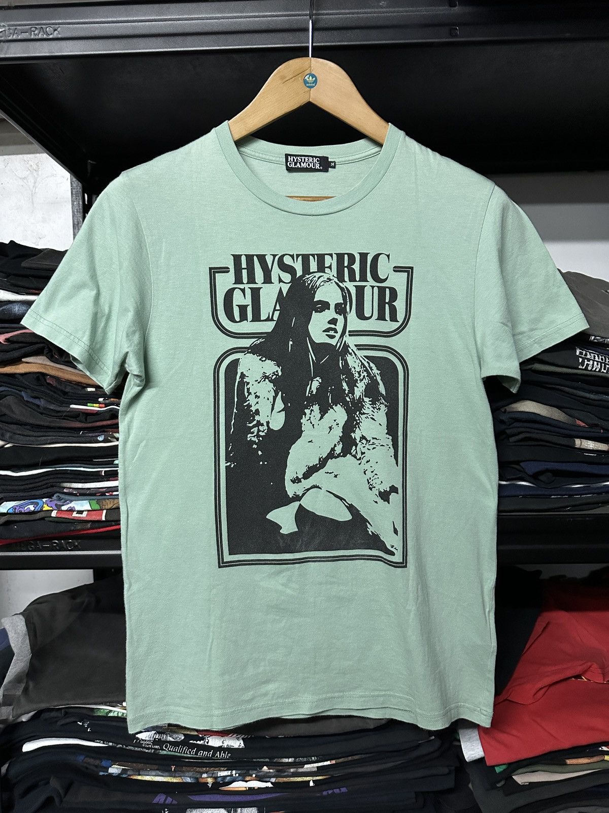 Hysteric Glamour Vintage Hysteric Glamour Nekad Girl Tee Green Size US M / EU 48-50 / 2 - 1 Thumbnail