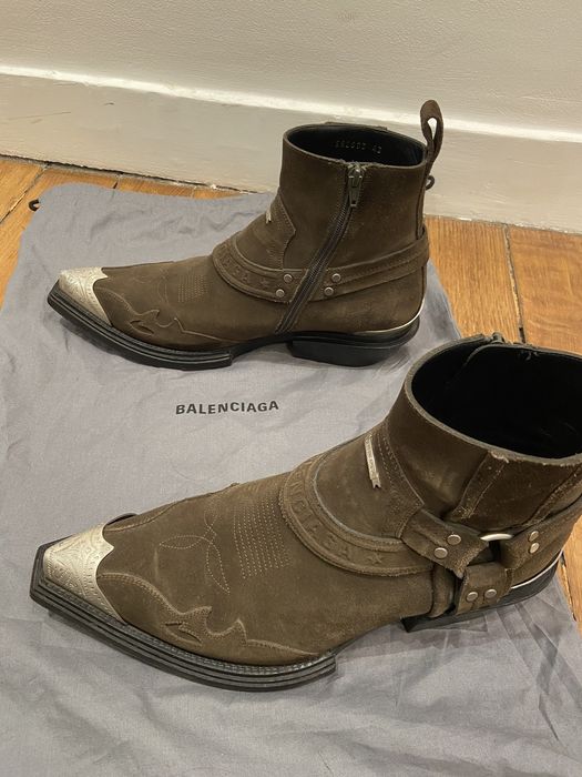 Balenciaga Balenciaga Santiago Western Harness Boots | Grailed