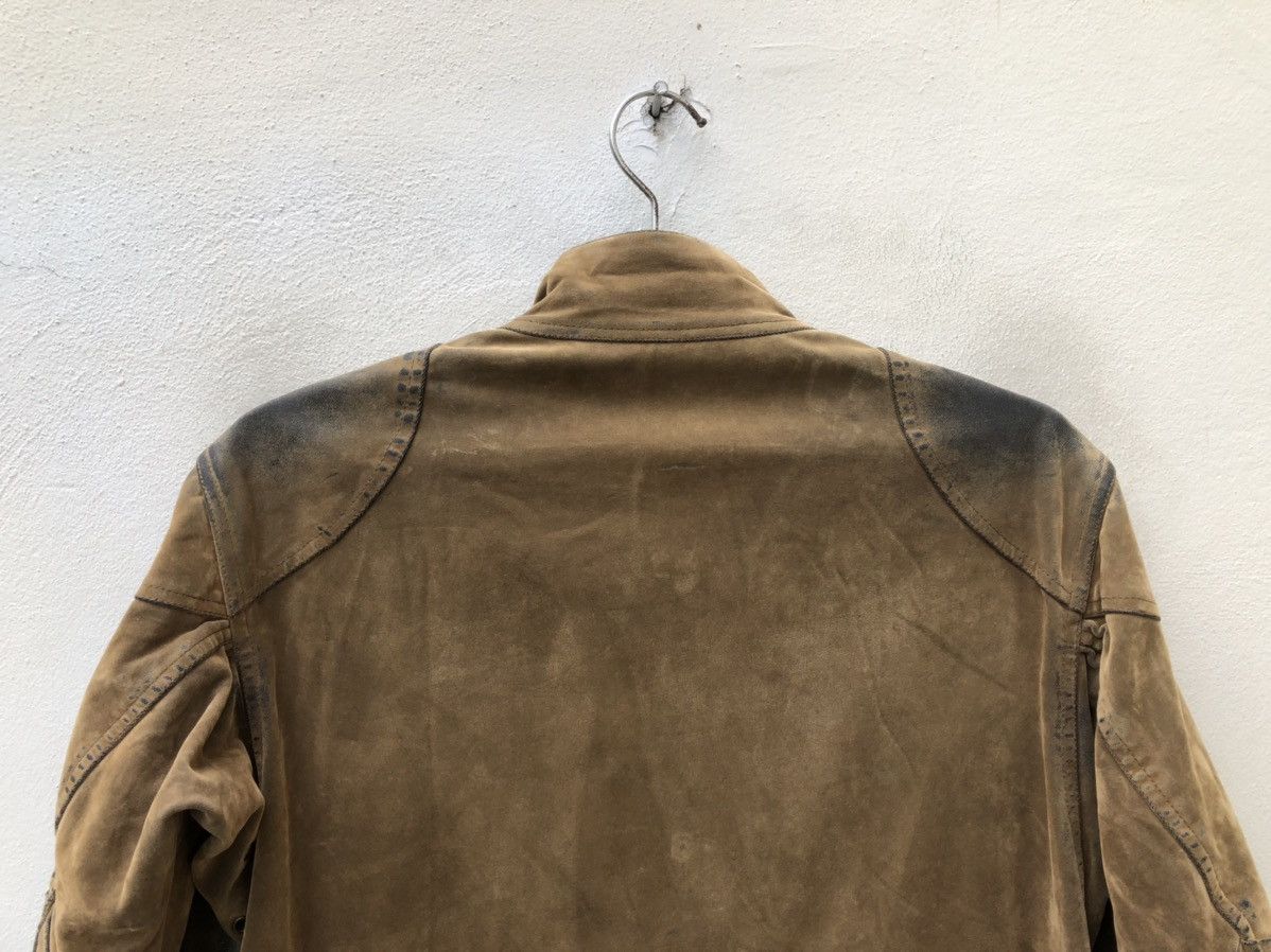 Levi's Y2K 2002 Levi’s Red Tab Motorcycle Suede Cotton Jacket Size US M / EU 48-50 / 2 - 9 Thumbnail