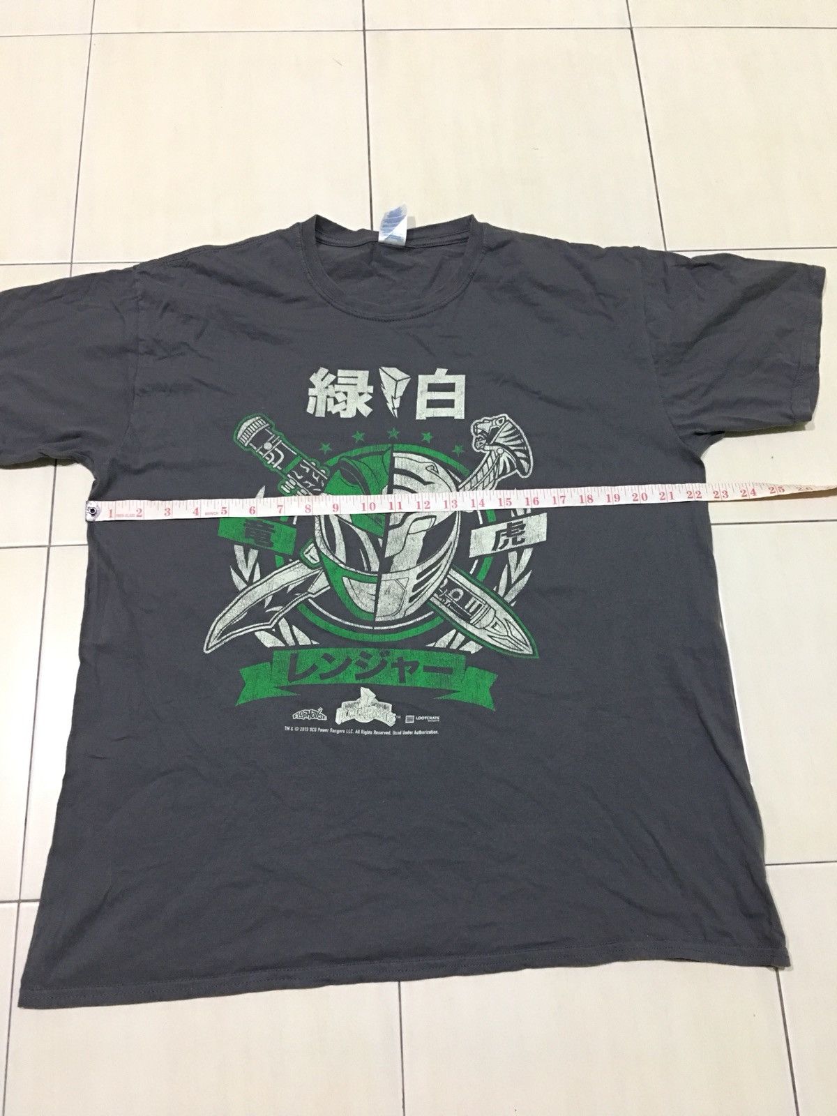 Cartoon Network Power Rangers Might Morphin 2015 Anime x Japanese shirt Size US XL / EU 56 / 4 - 7 Thumbnail
