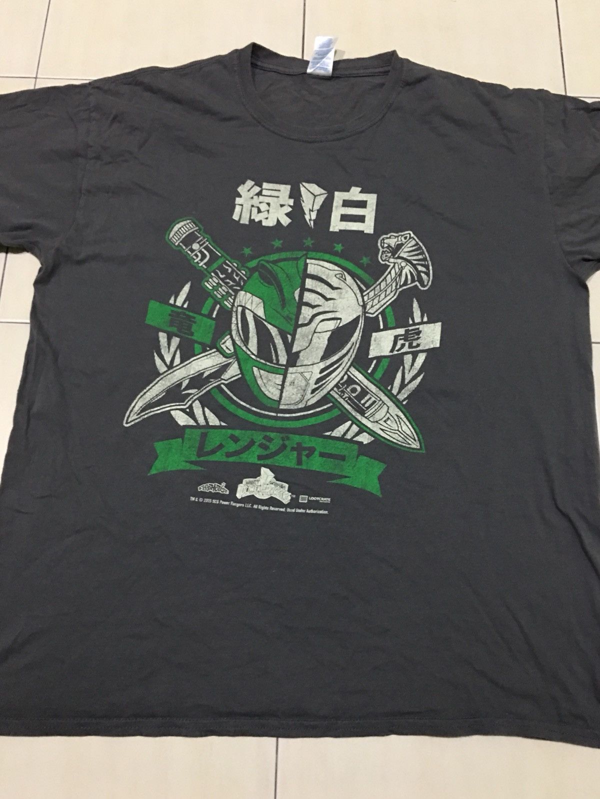 Cartoon Network Power Rangers Might Morphin 2015 Anime x Japanese shirt Size US XL / EU 56 / 4 - 4 Thumbnail