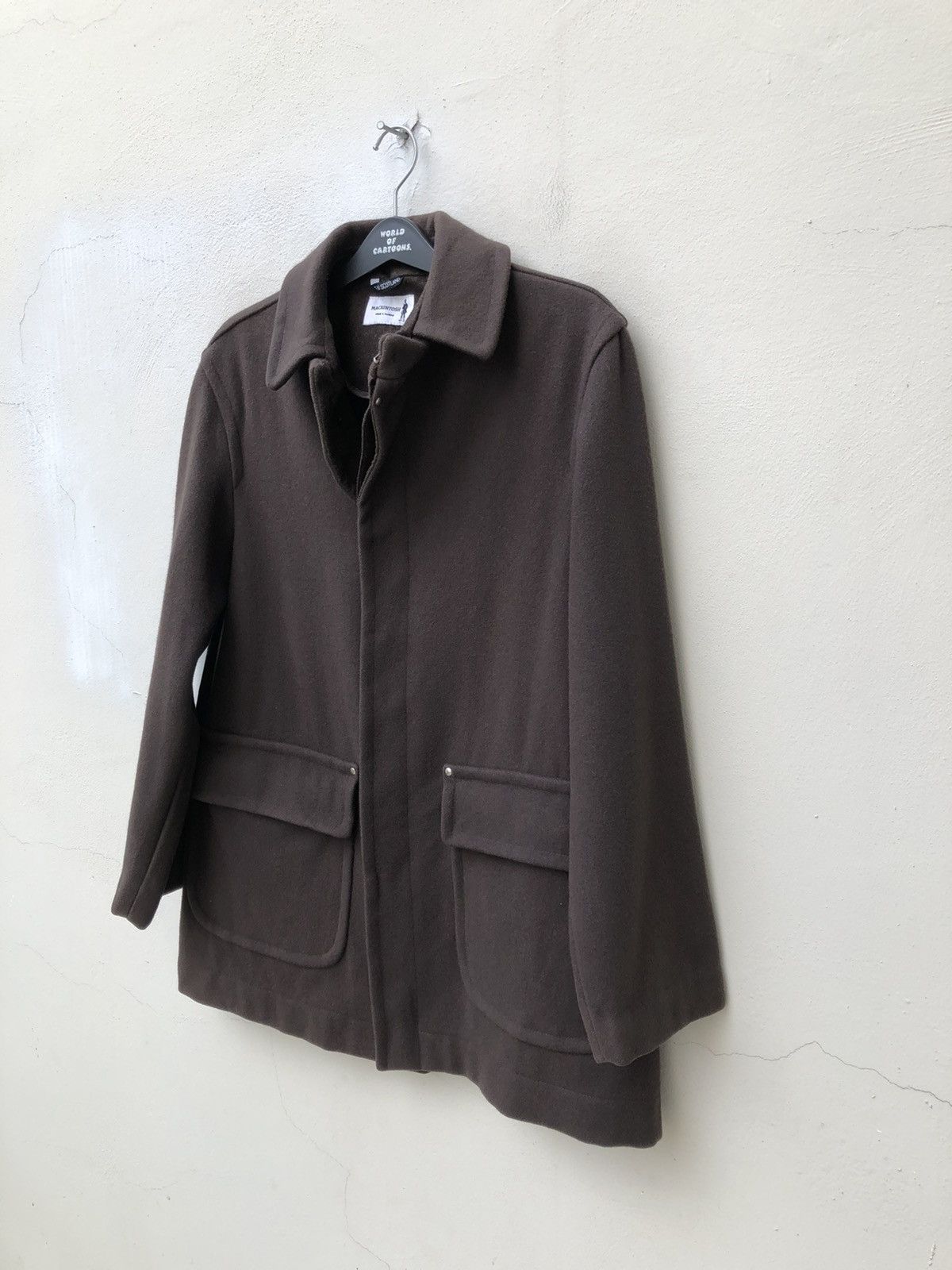 Mackintosh Mackintosh Made in Scotland Double Pocket Wool Coat Jacket Size US M / EU 48-50 / 2 - 3 Thumbnail
