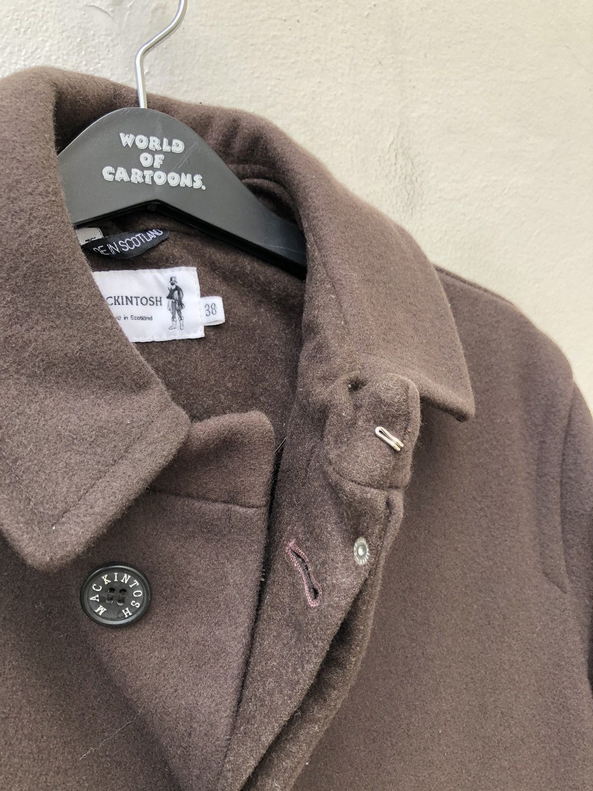 Mackintosh Mackintosh Made in Scotland Double Pocket Wool Coat Jacket Size US M / EU 48-50 / 2 - 9 Thumbnail
