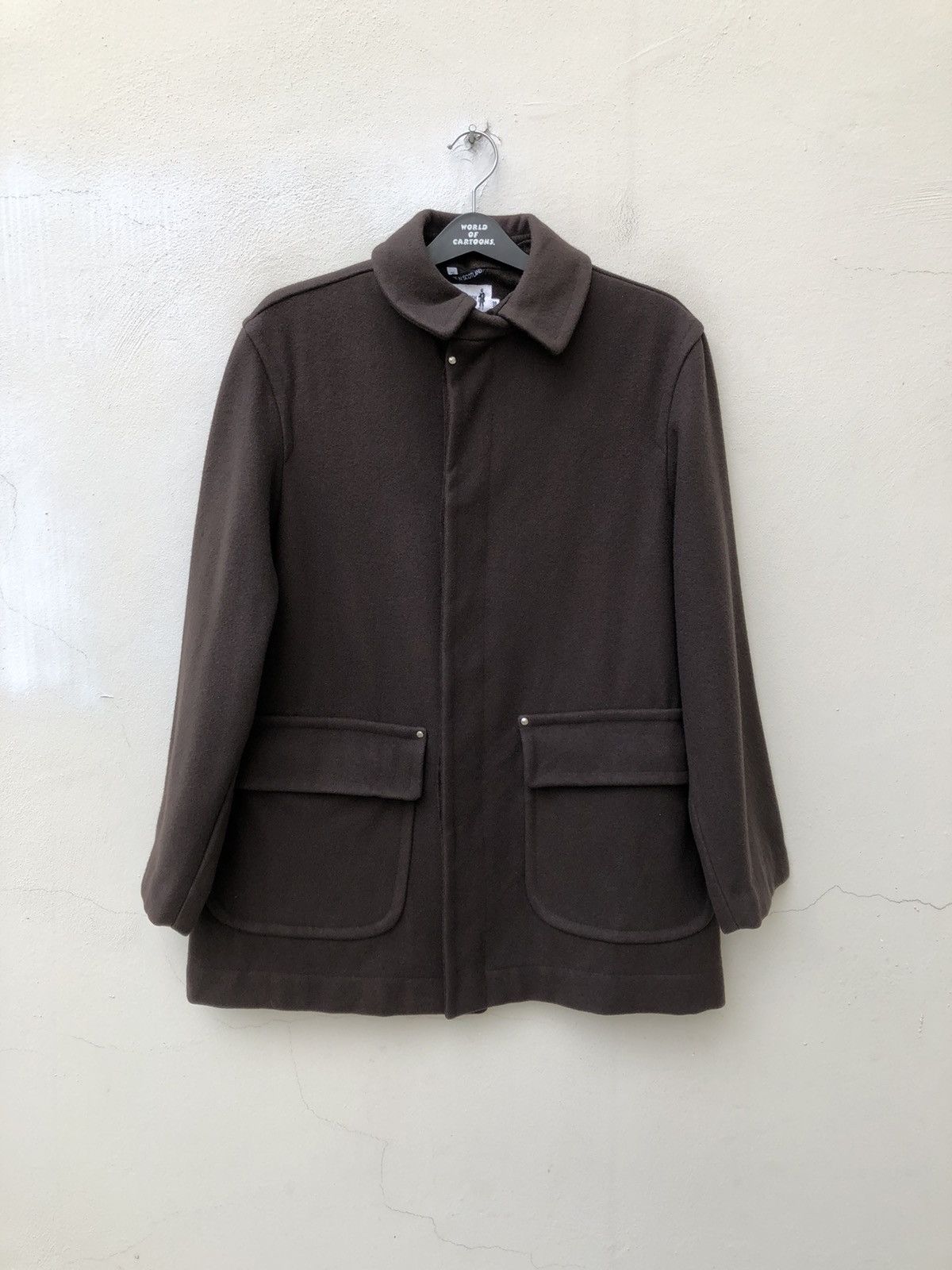 Mackintosh Mackintosh Made in Scotland Double Pocket Wool Coat Jacket Size US M / EU 48-50 / 2 - 1 Thumbnail