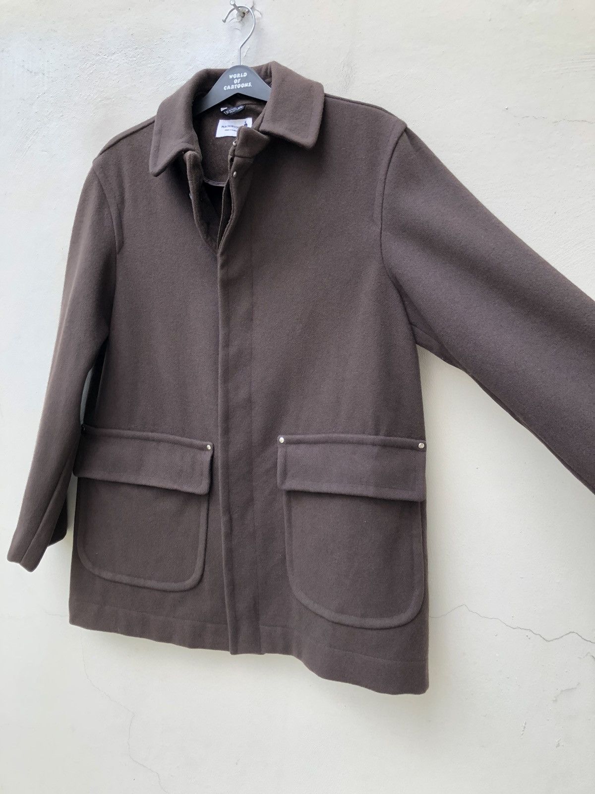Mackintosh Mackintosh Made in Scotland Double Pocket Wool Coat Jacket Size US M / EU 48-50 / 2 - 6 Thumbnail