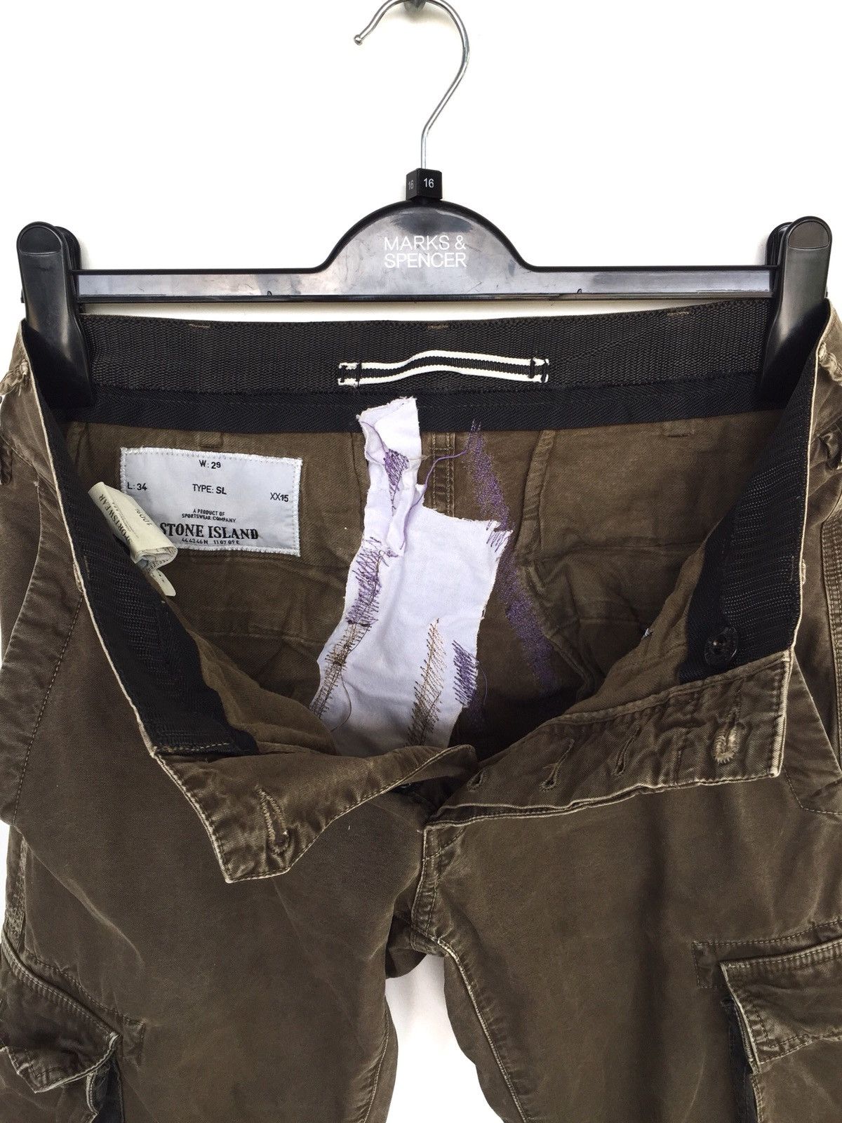 Stone Island DOPE🔥AW11 Stone Island Slim Cargo Tactical Pants Size US 30 / EU 46 - 12 Thumbnail