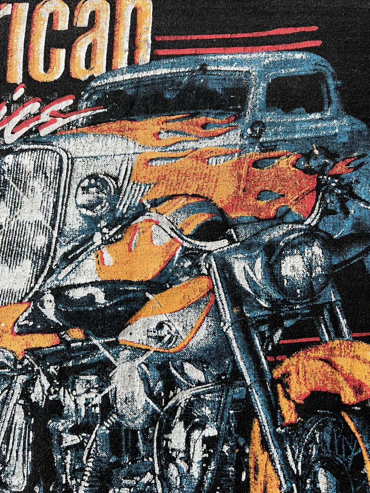 Harley Davidson Vintage 90s Harley Davidson USA Faded Black Tee Size US L / EU 52-54 / 3 - 5 Thumbnail