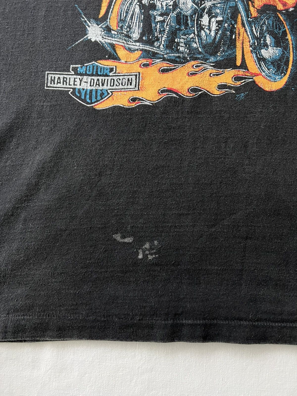 Harley Davidson Vintage 90s Harley Davidson USA Faded Black Tee Size US L / EU 52-54 / 3 - 7 Thumbnail