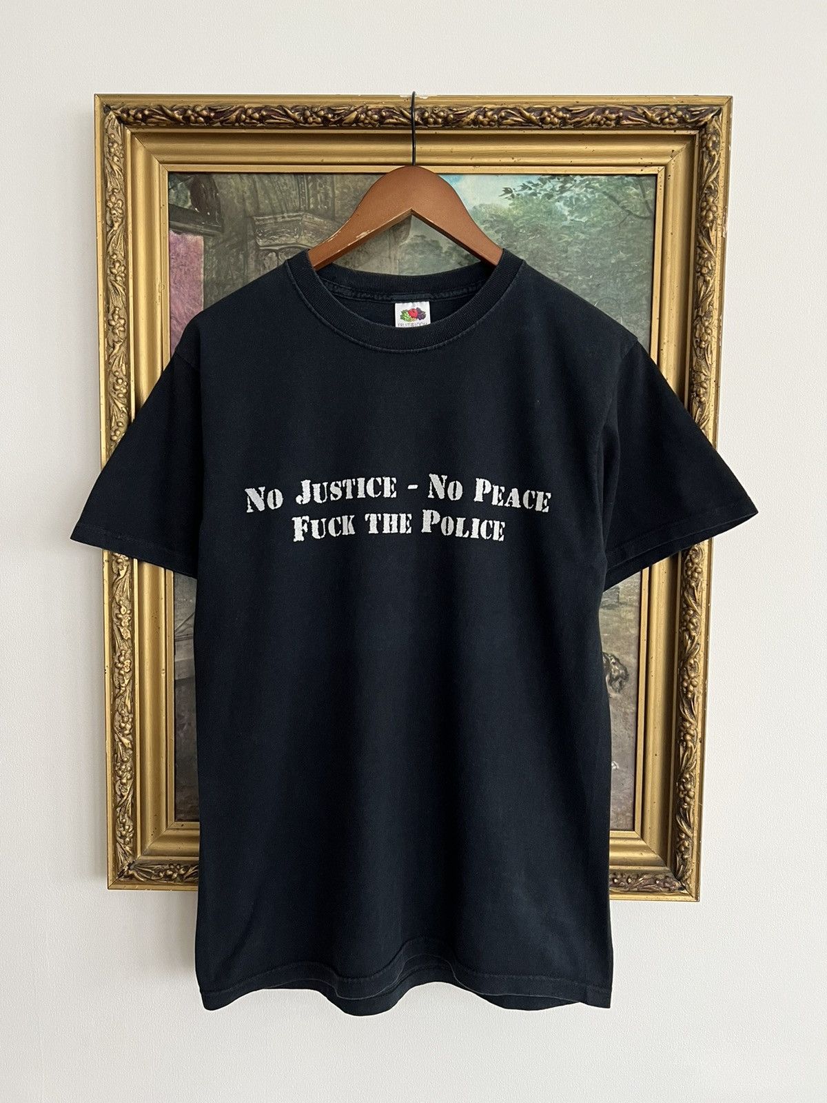 Band Tees Vintage 2000s No Justice No Peace Fuck The Police Tee Size US M / EU 48-50 / 2 - 1 Thumbnail
