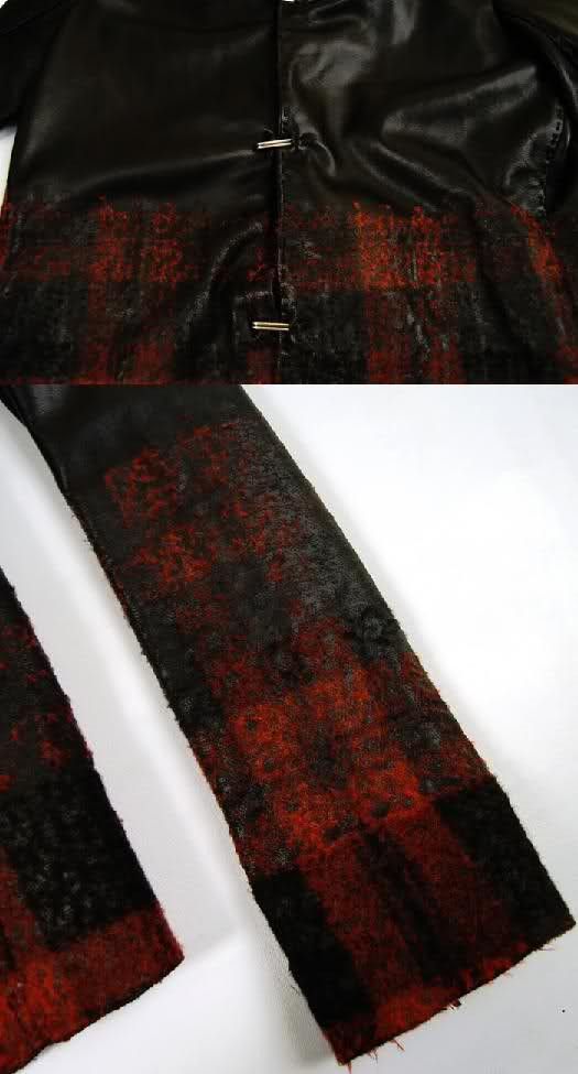 Yohan Serfaty Bonded leather & wool jacket. Like Julius, Yamamoto jackets Size US M / EU 48-50 / 2 - 2 Thumbnail