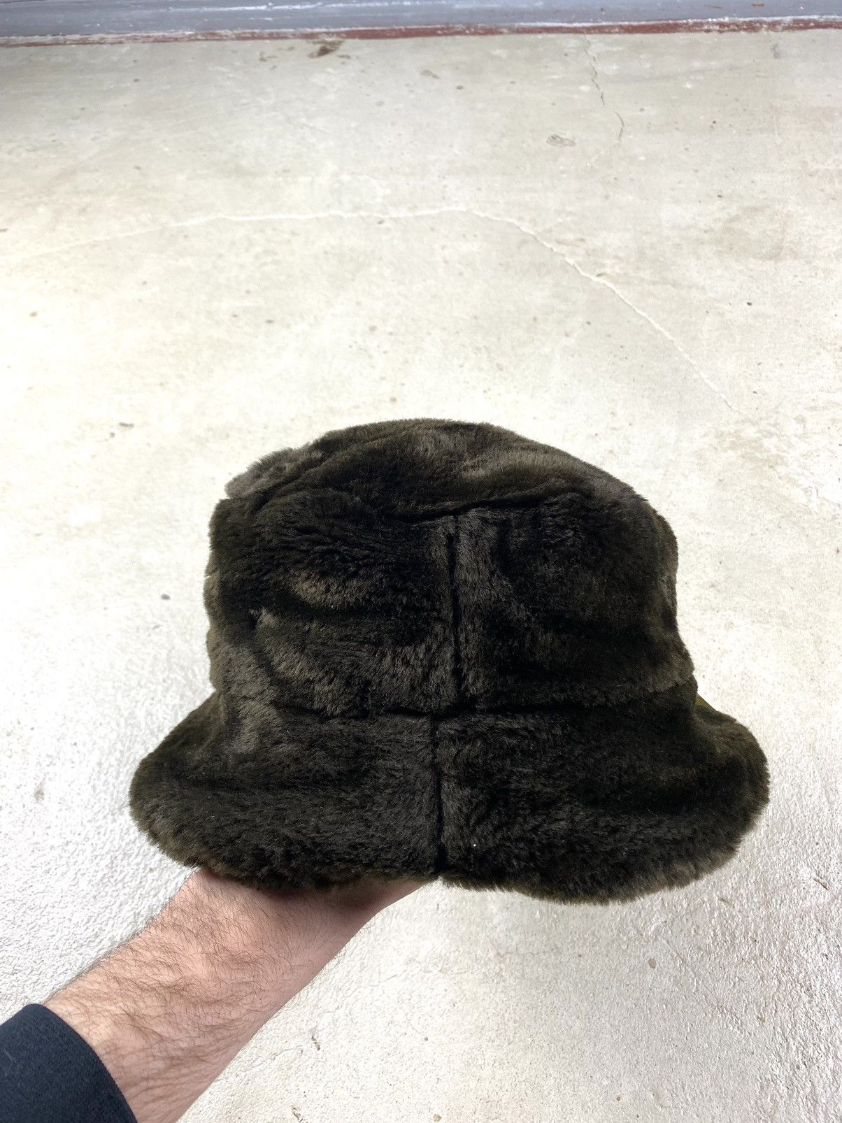 Vintage Vintage Brown Mohair Fur Hat Fuzzy Panama Hype Size ONE SIZE - 2 Thumbnail