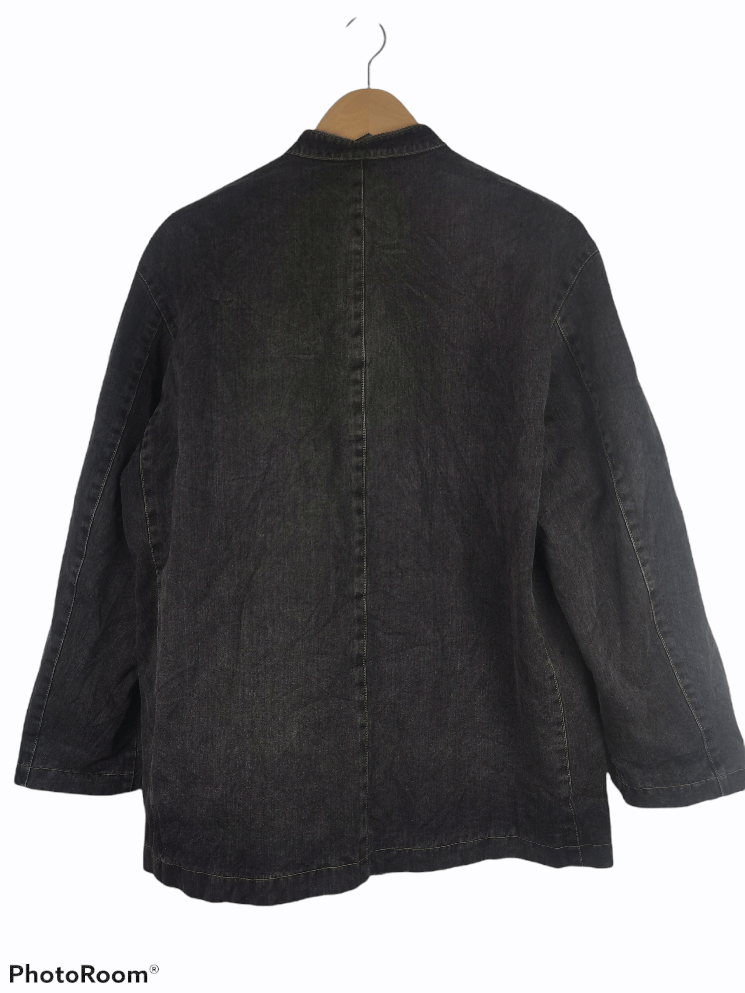 Issey Miyake × Japanese Brand × Vintage Vintage Papas Button Up Chore Denim Jacket Size US M / EU 48-50 / 2 - 5 Thumbnail