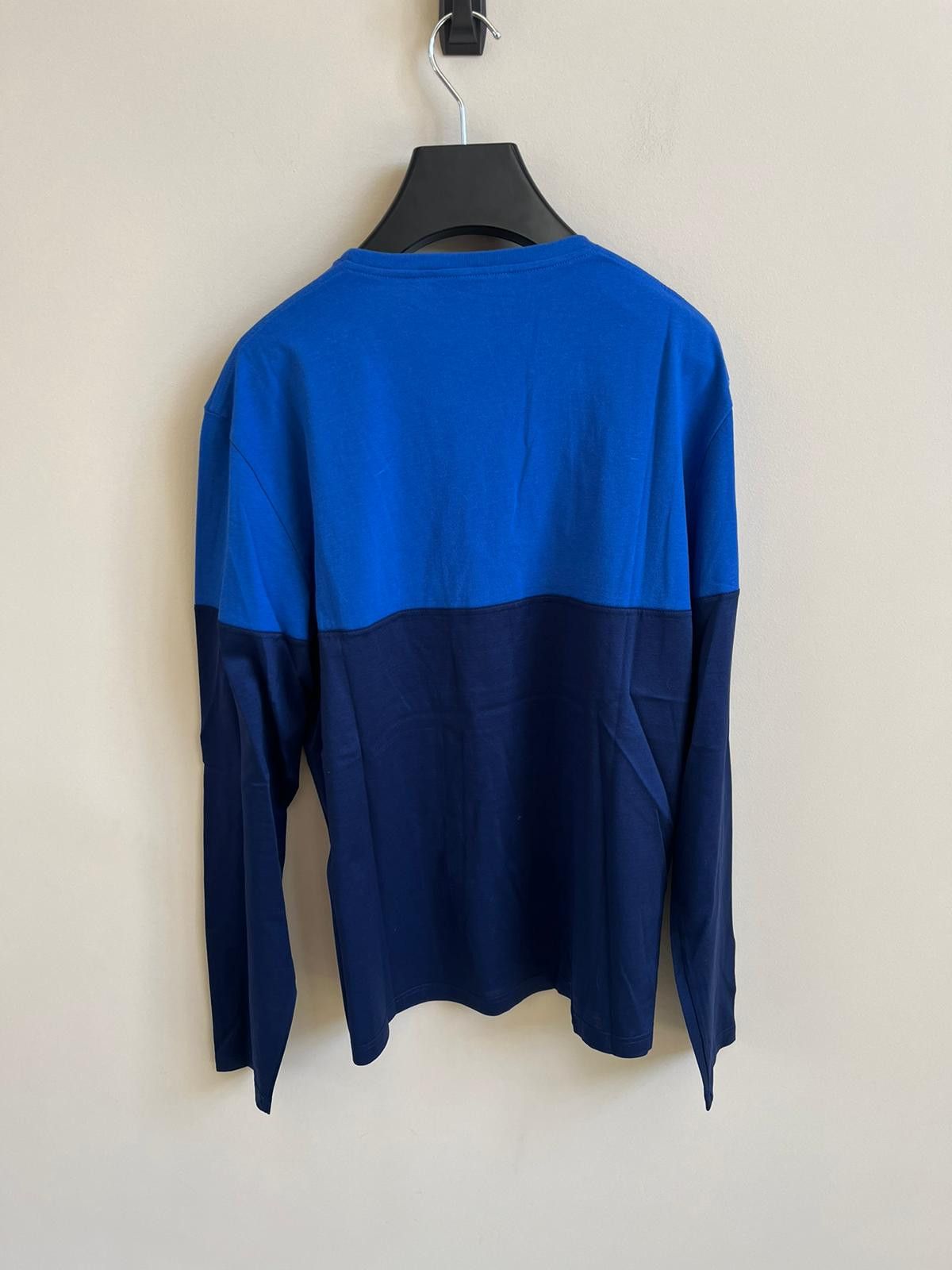 Alexander McQueen o1rshd1 555 / Full Long Sleeve T-Shirt in Blue Color Size US M / EU 48-50 / 2 - 6 Thumbnail