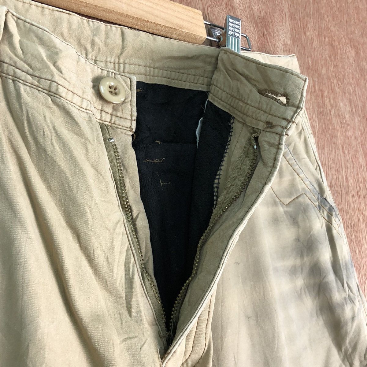 Japanese Brand DLL J.Apeng Brown Multipocket Tactical Cargo Pants #c115 Size US 33 - 6 Thumbnail