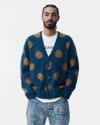 Supreme Brushed Polka Dot Cardigan | Grailed