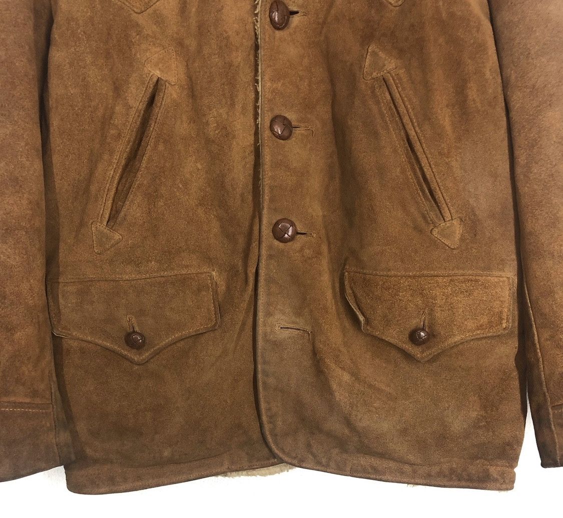 Schott Rare Vintage WESTERN SCHOTT Leather Jacket Size Made in USA Size US L / EU 52-54 / 3 - 2 Thumbnail
