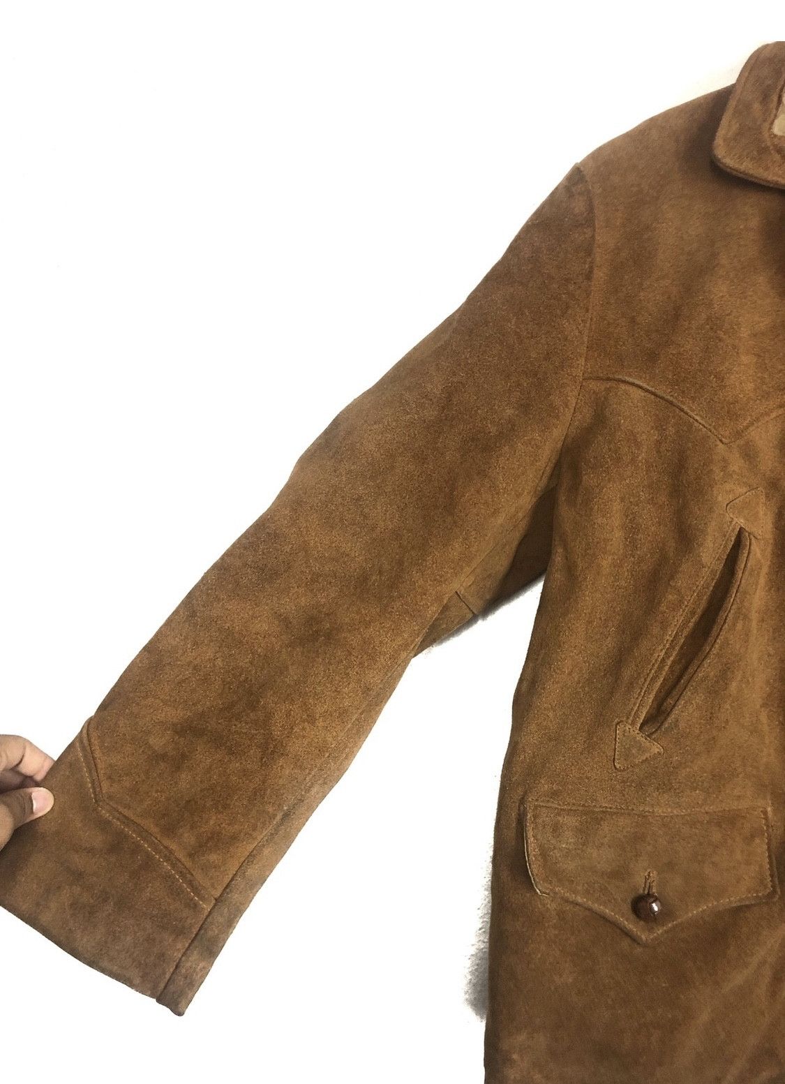 Schott Rare Vintage WESTERN SCHOTT Leather Jacket Size Made in USA Size US L / EU 52-54 / 3 - 4 Thumbnail