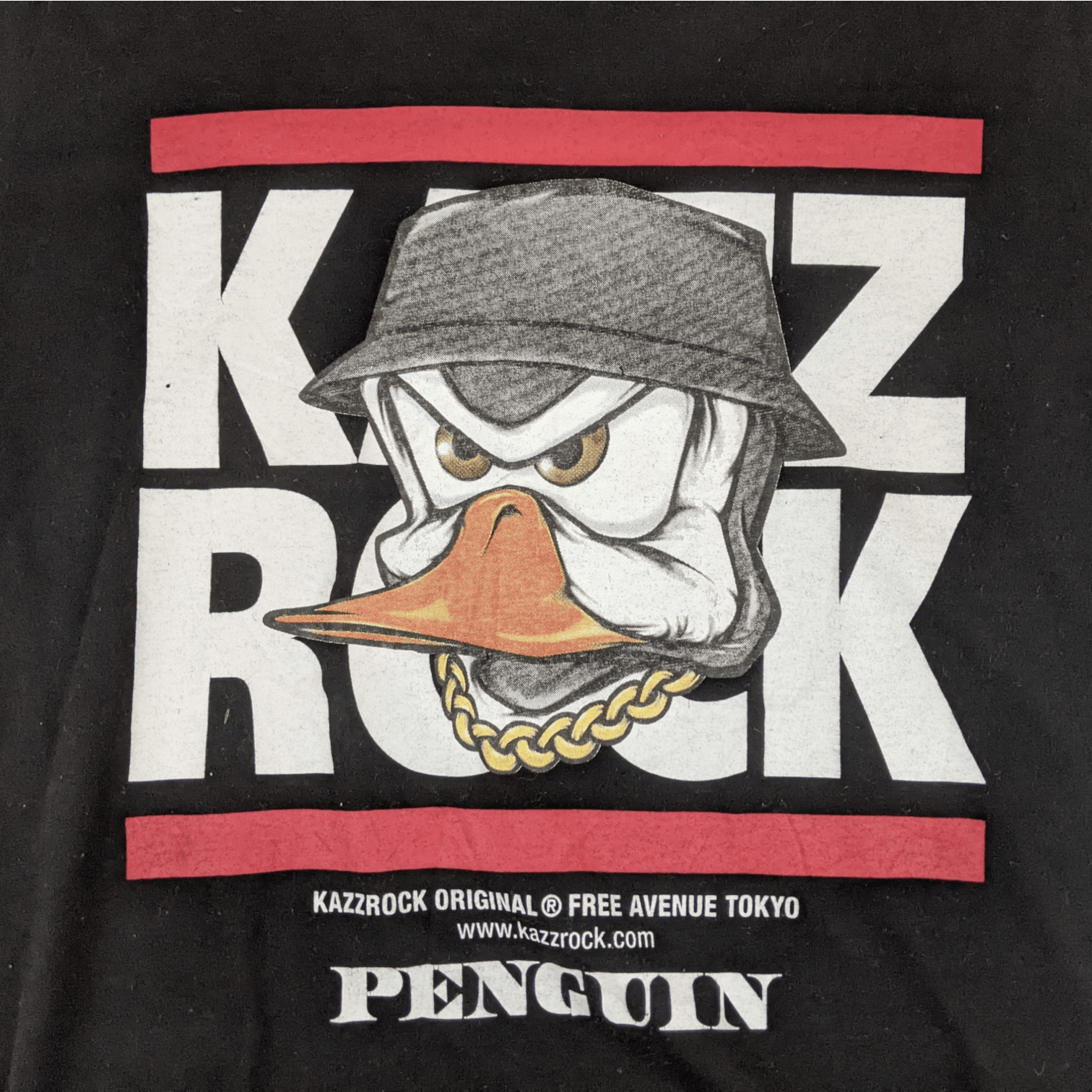Japanese Brand Japan KAZROCK Big Logo Spell Out T-Shirt Size US L / EU 52-54 / 3 - 4 Thumbnail