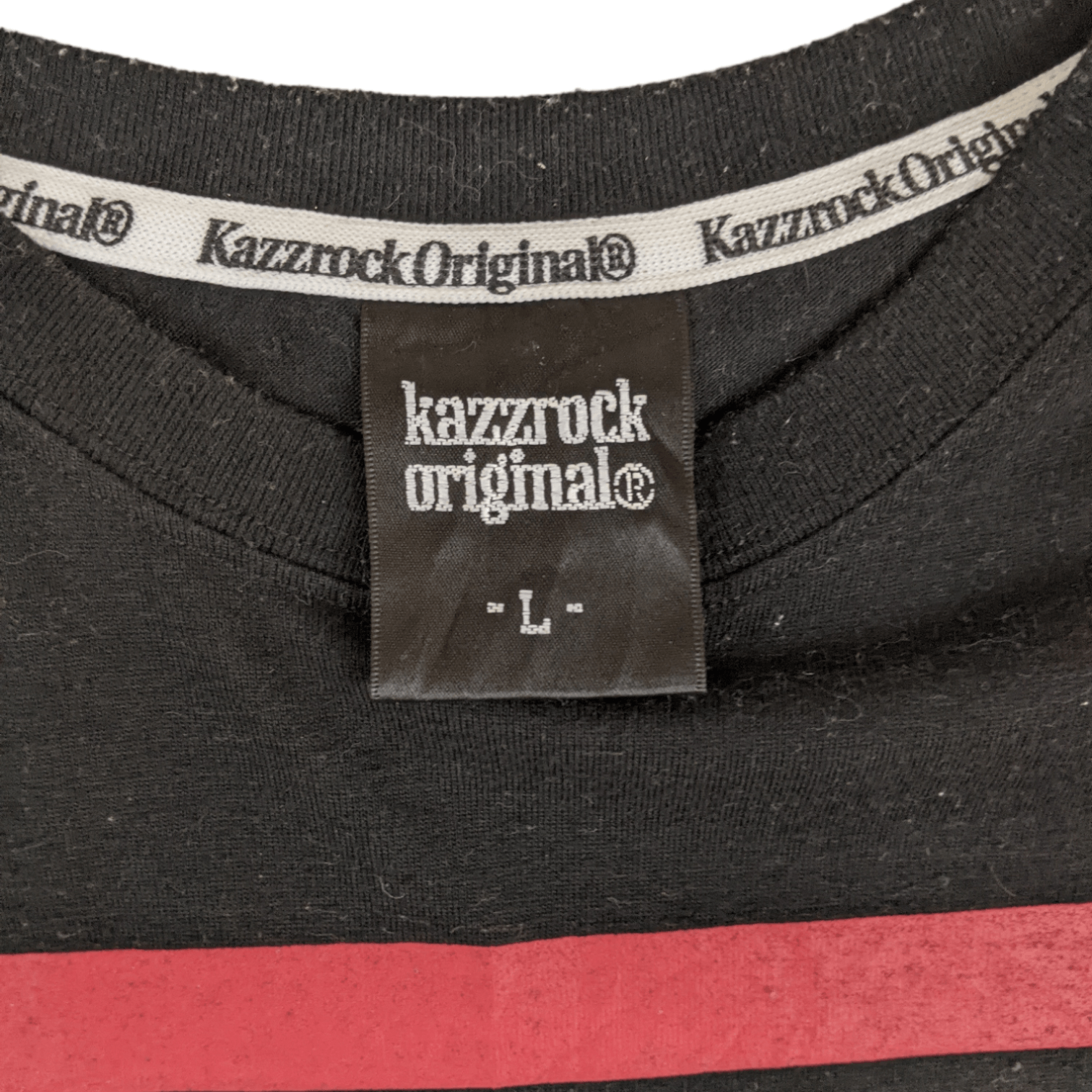Japanese Brand Japan KAZROCK Big Logo Spell Out T-Shirt Size US L / EU 52-54 / 3 - 6 Thumbnail
