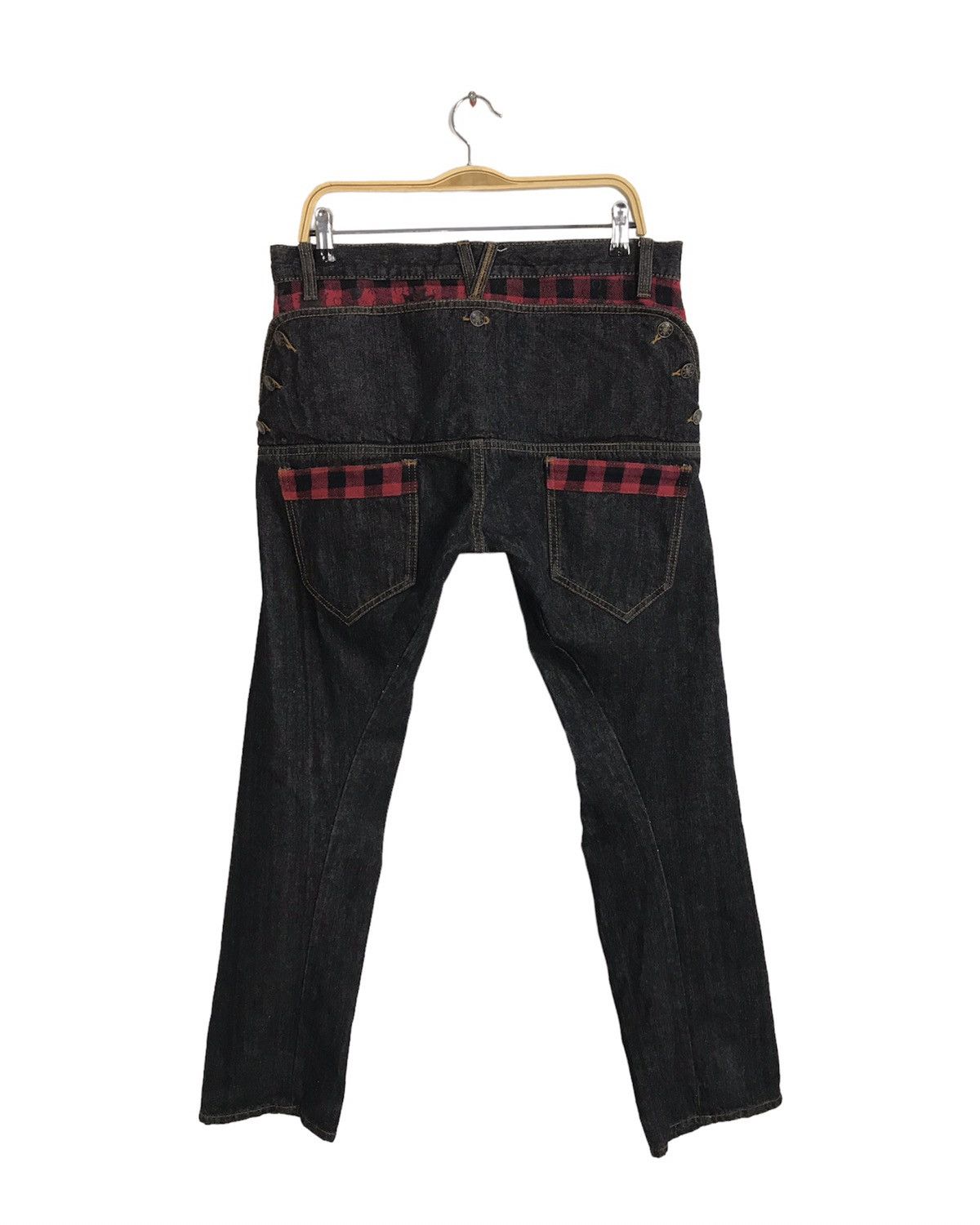 Japanese Brand Vintage Sugestion Double Waist Design Pocket Style Size US 34 / EU 50 - 2 Thumbnail