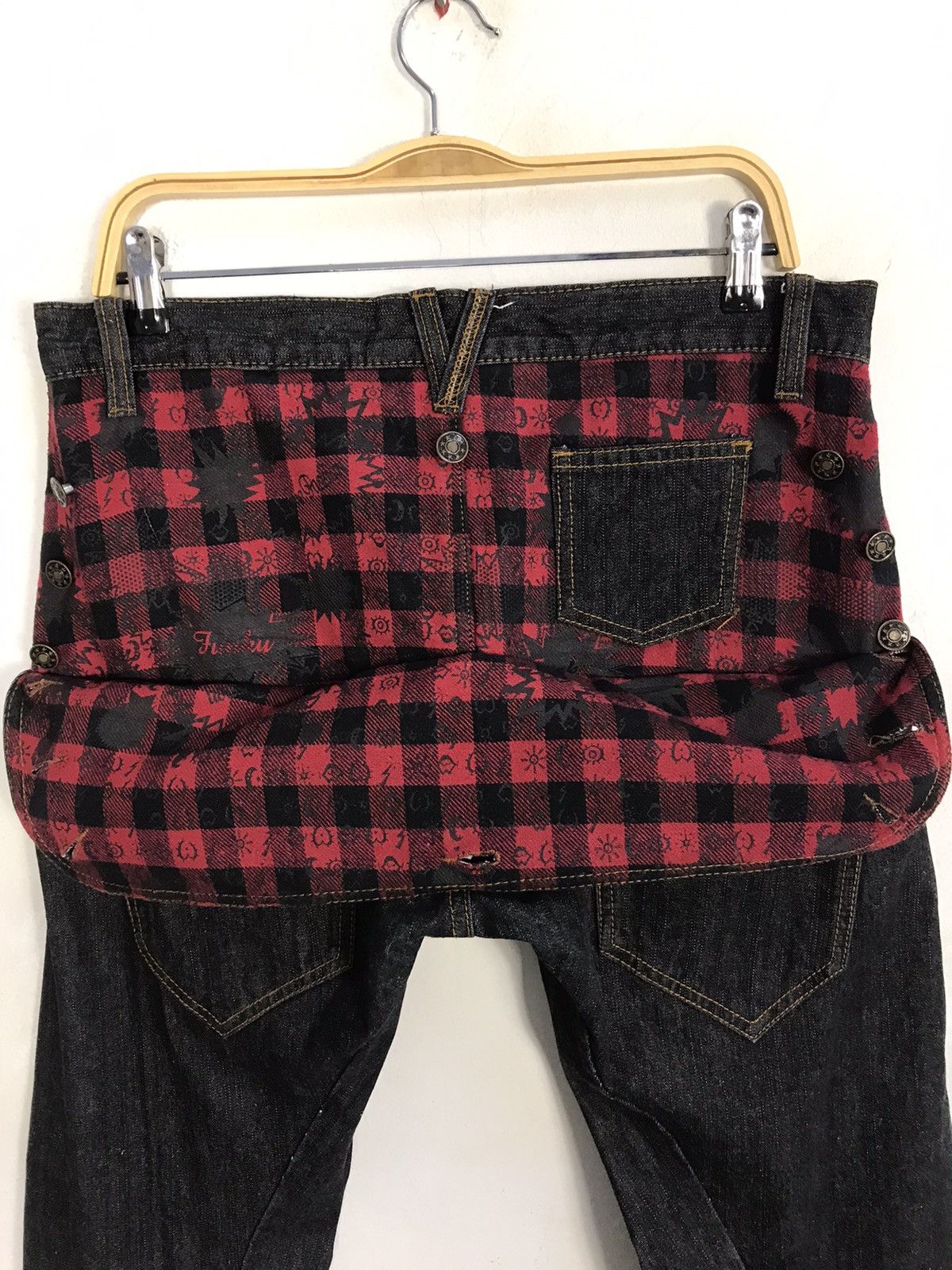 Japanese Brand Vintage Sugestion Double Waist Design Pocket Style Size US 34 / EU 50 - 10 Thumbnail