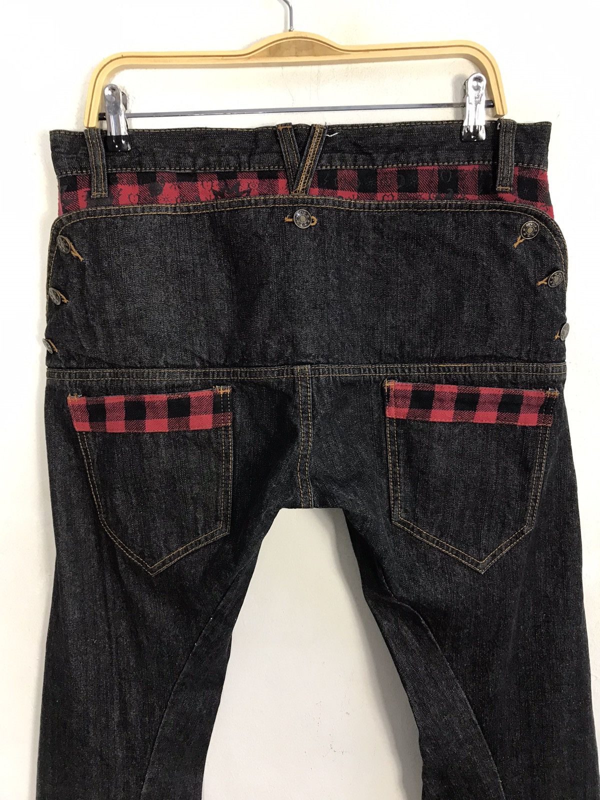 Japanese Brand Vintage Sugestion Double Waist Design Pocket Style Size US 34 / EU 50 - 9 Thumbnail