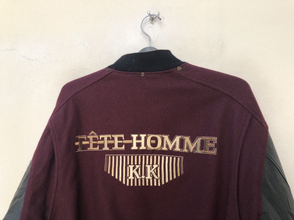 Tete Homme Tete Homme Made in Japan Reversible Bomber Varsity Jacket Size US XL / EU 56 / 4 - 2 Thumbnail