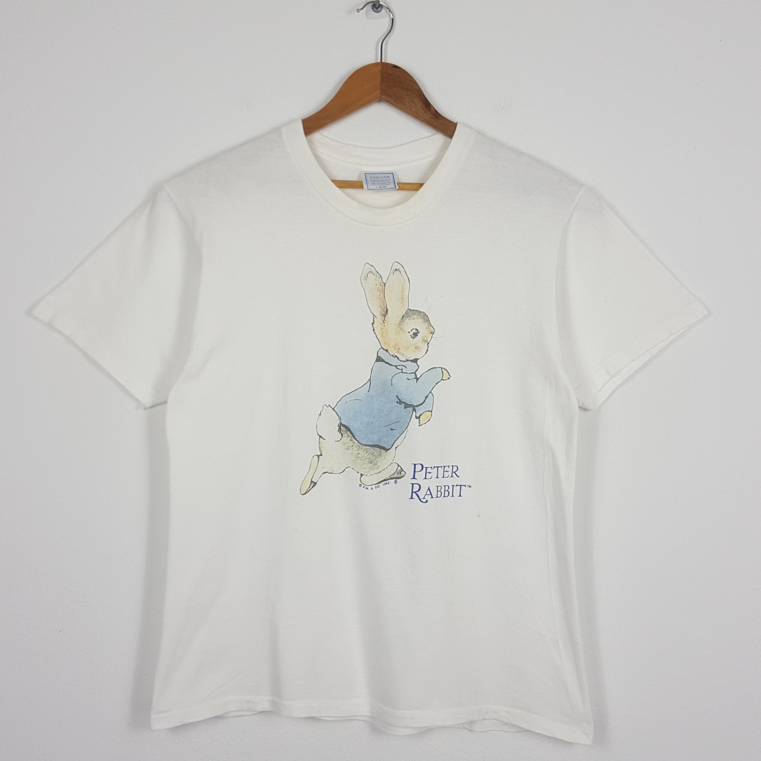 Cartoon Network × Vintage Vintage 90's PETER RABBIT American Movie T-Shirt Size US L / EU 52-54 / 3 - 1 Thumbnail