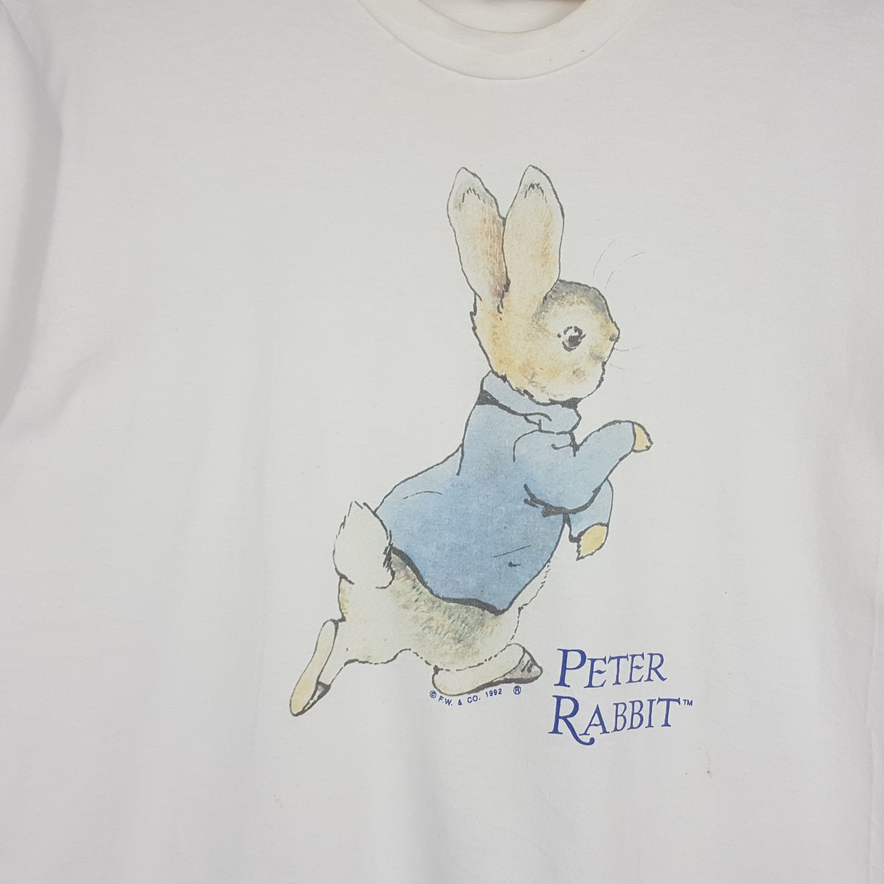 Cartoon Network × Vintage Vintage 90's PETER RABBIT American Movie T-Shirt Size US L / EU 52-54 / 3 - 2 Thumbnail