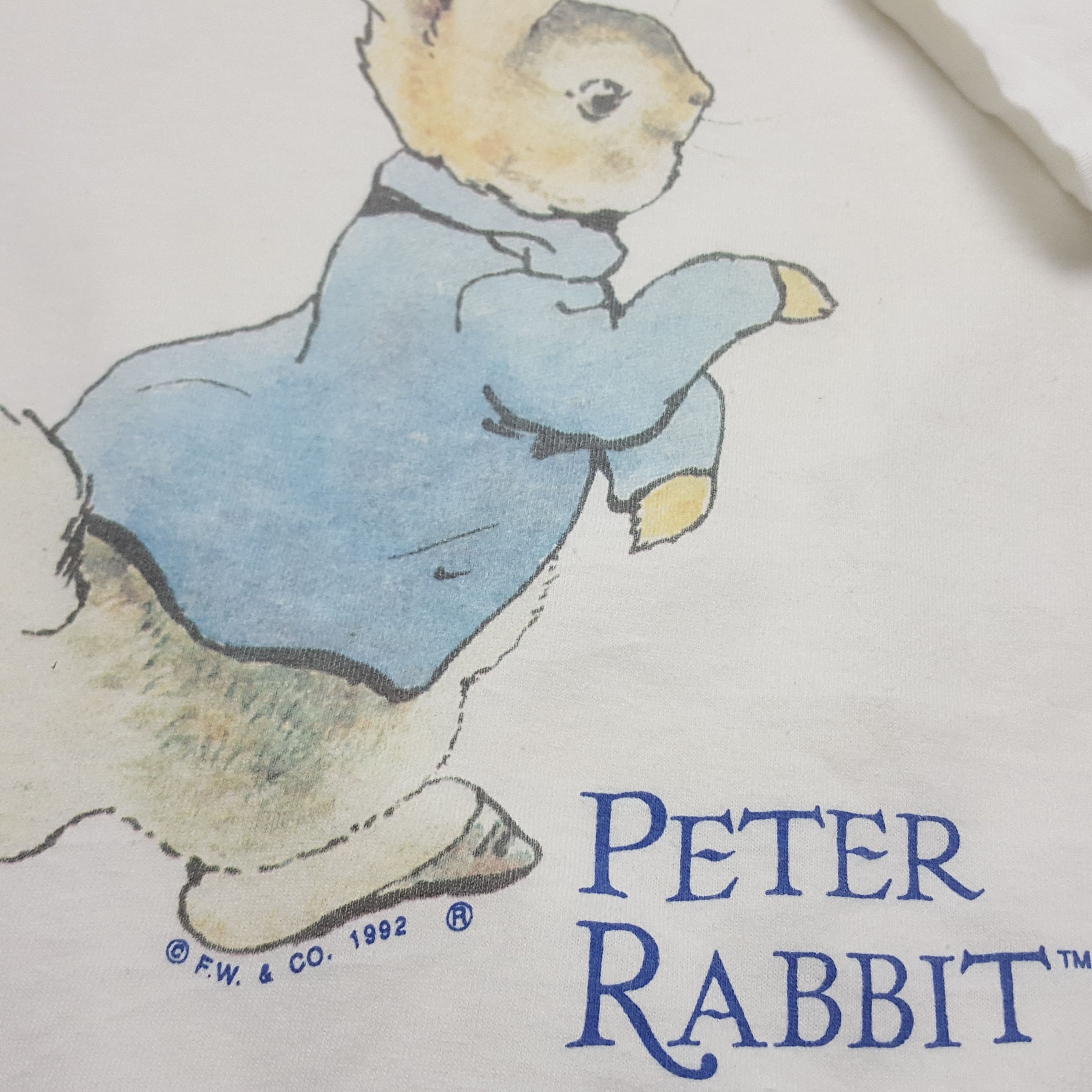 Cartoon Network × Vintage Vintage 90's PETER RABBIT American Movie T-Shirt Size US L / EU 52-54 / 3 - 4 Thumbnail