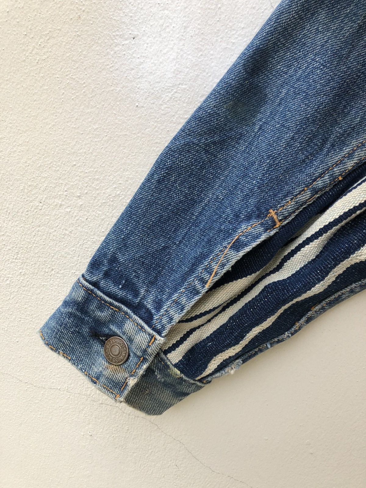 Levi's 70s Levi’s X Journal Standard Remake Hybrid Denim Jacket Size US L / EU 52-54 / 3 - 15 Thumbnail
