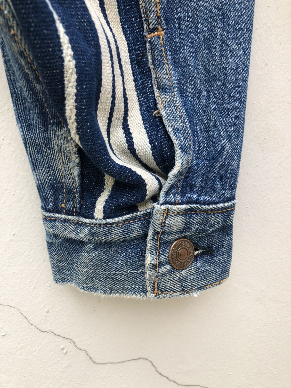 Levi's 70s Levi’s X Journal Standard Remake Hybrid Denim Jacket Size US L / EU 52-54 / 3 - 13 Thumbnail
