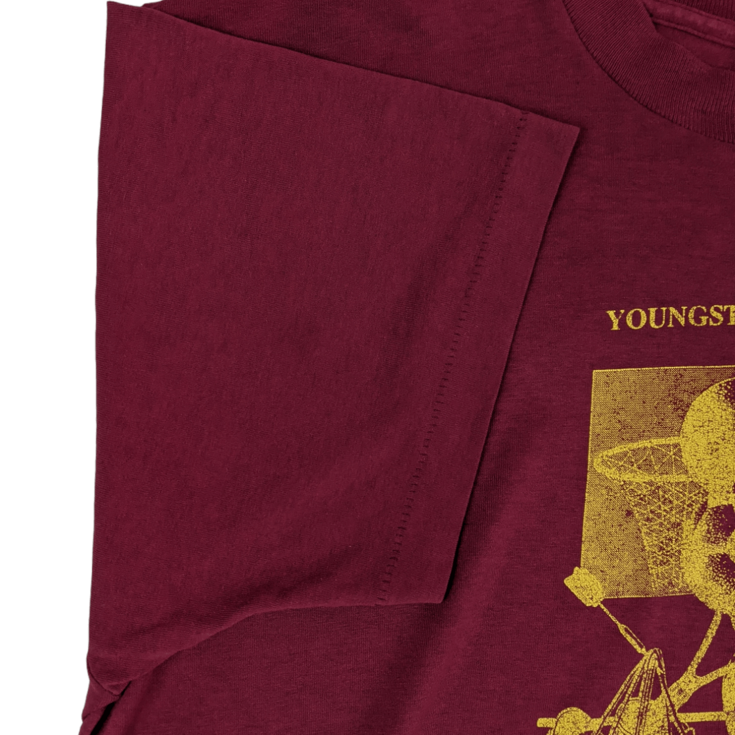 Fruit Of The Loom Vintage 80's YOUNGSTOWN STATE UNIVERSITY Single Stitches Tee Size US XL / EU 56 / 4 - 7 Thumbnail